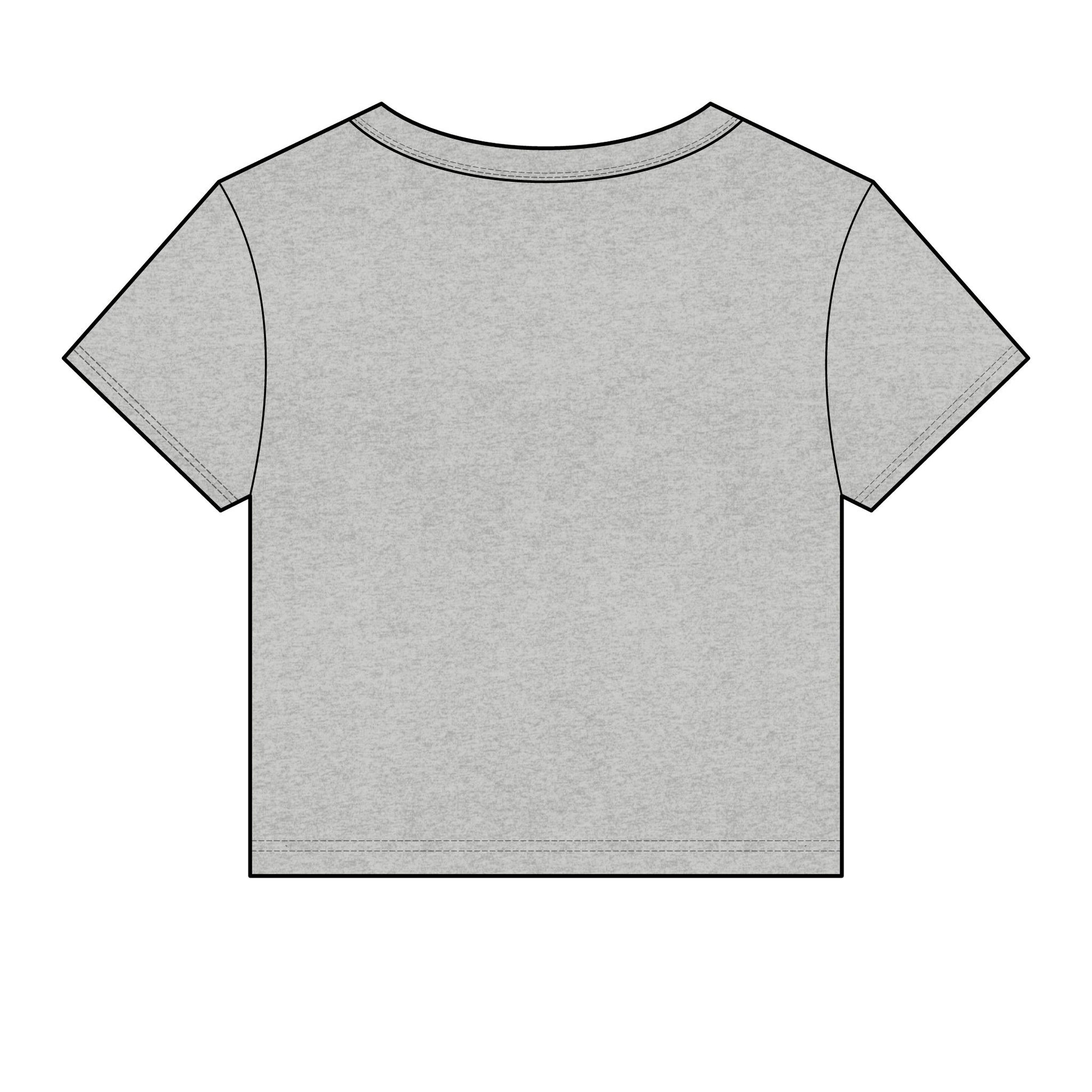 YAK Nation Women's Cropped Baby Tee