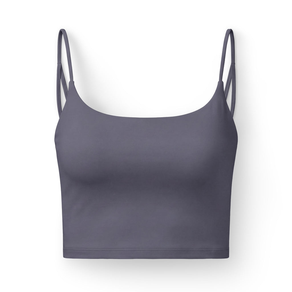 Women's Luxe Bra — 'ROLL YAKS' Athletic Crop Top Bra