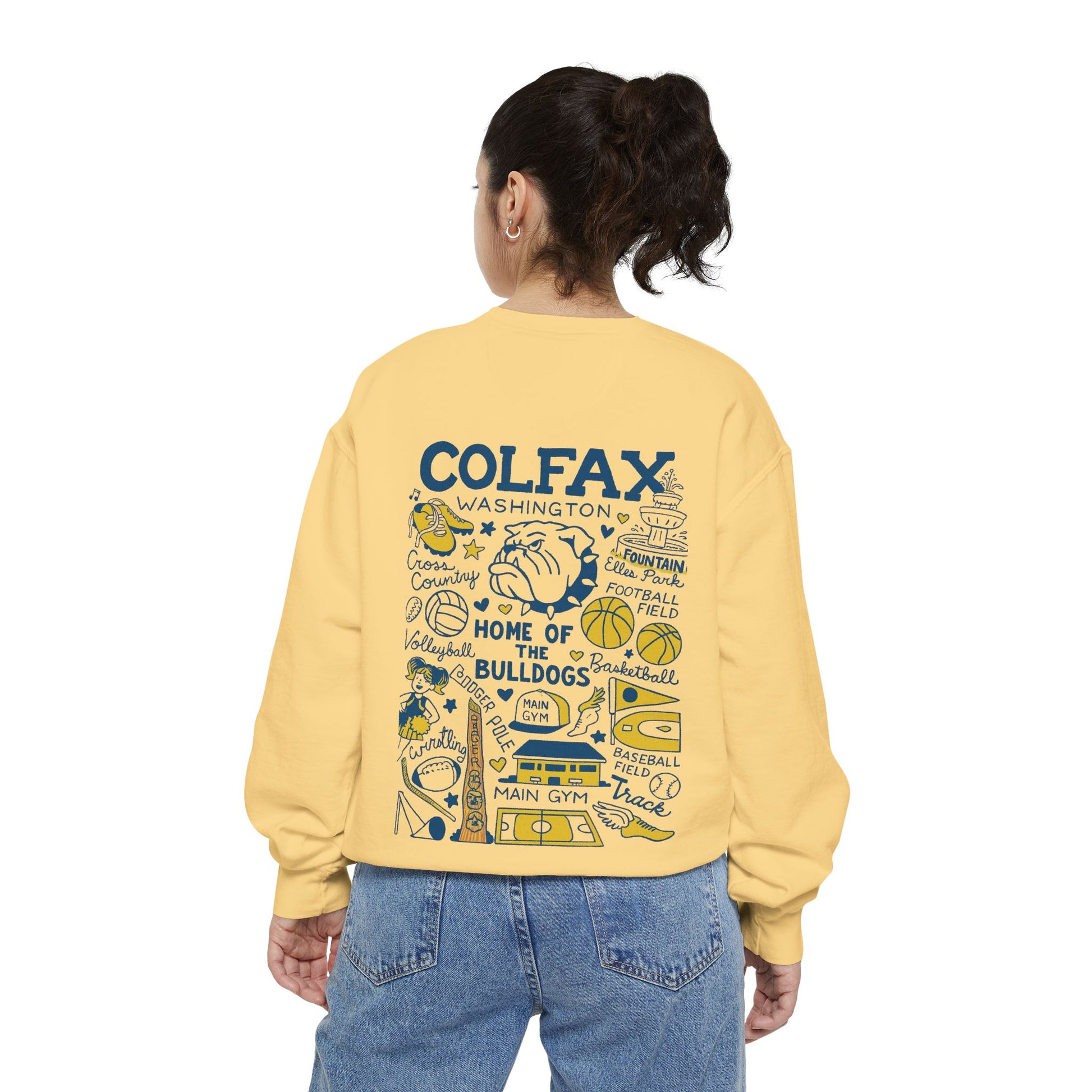 Colfax High School HEAVIER Sweatshirt Limited Edition-Dyed Sweatshirt