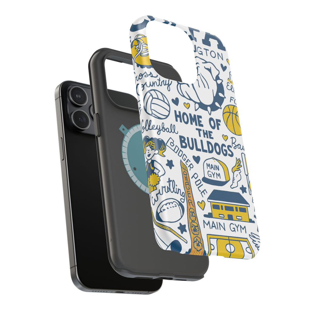 Colfax Bulldogs Magnetic Phone Case