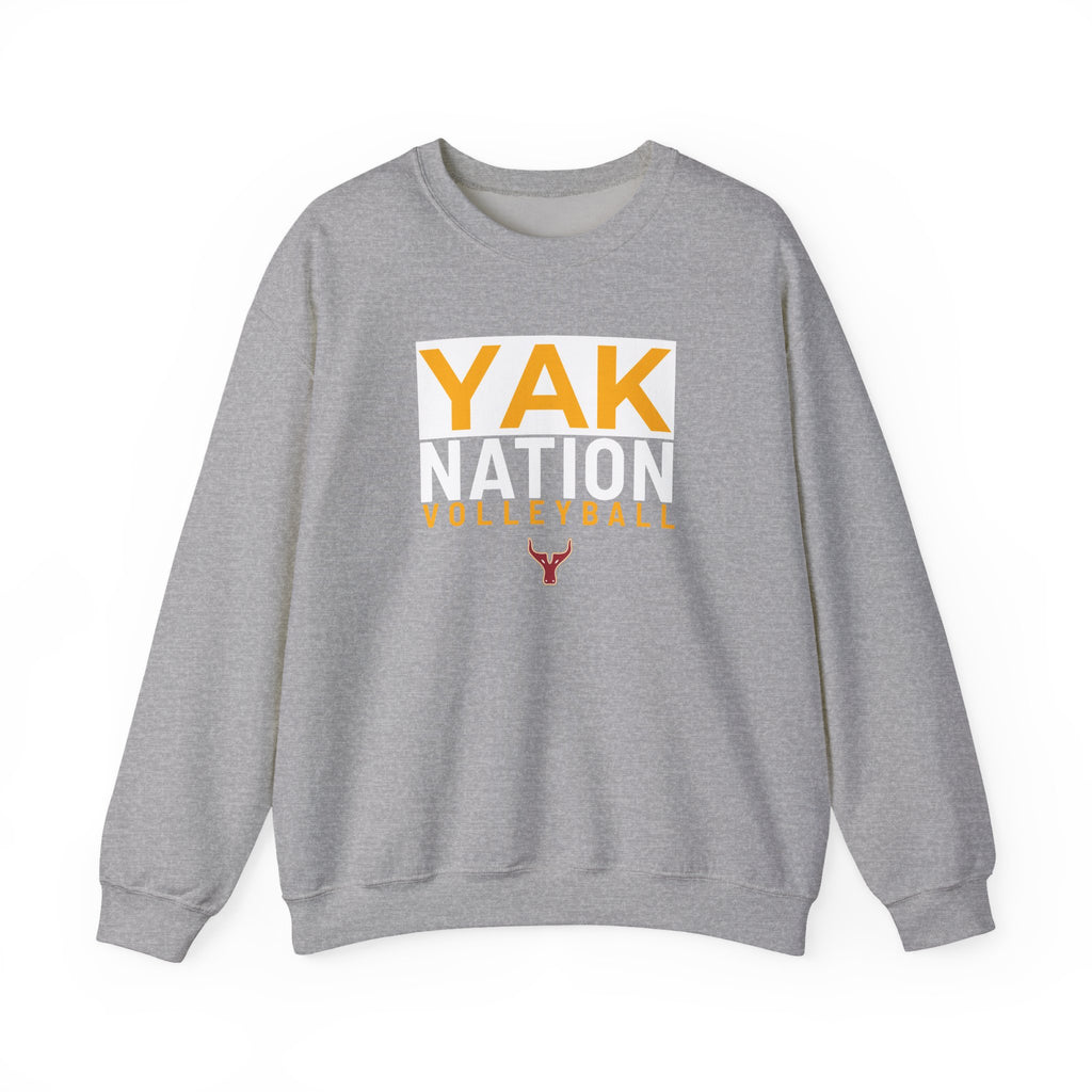 Yak Nation Volleyball Crewneck Sweatshirt
