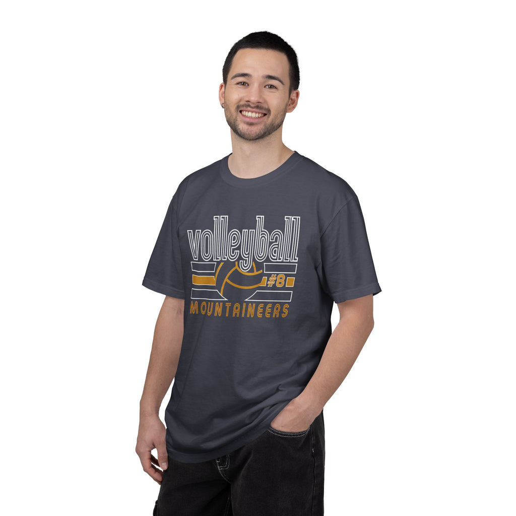 Mountaineers #8 Retro Sports T-Shirt