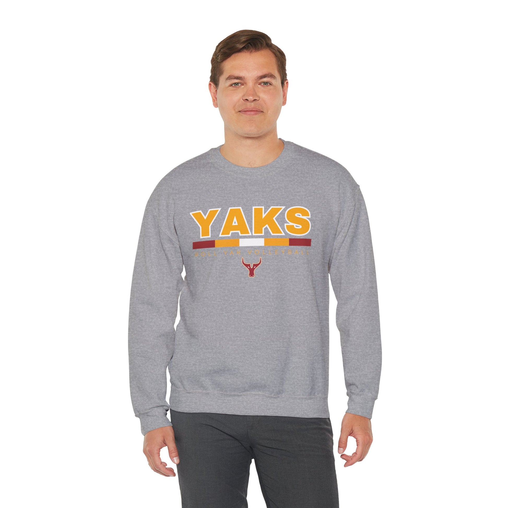 YAKS Retro Stripe Crewneck Sweatshirt