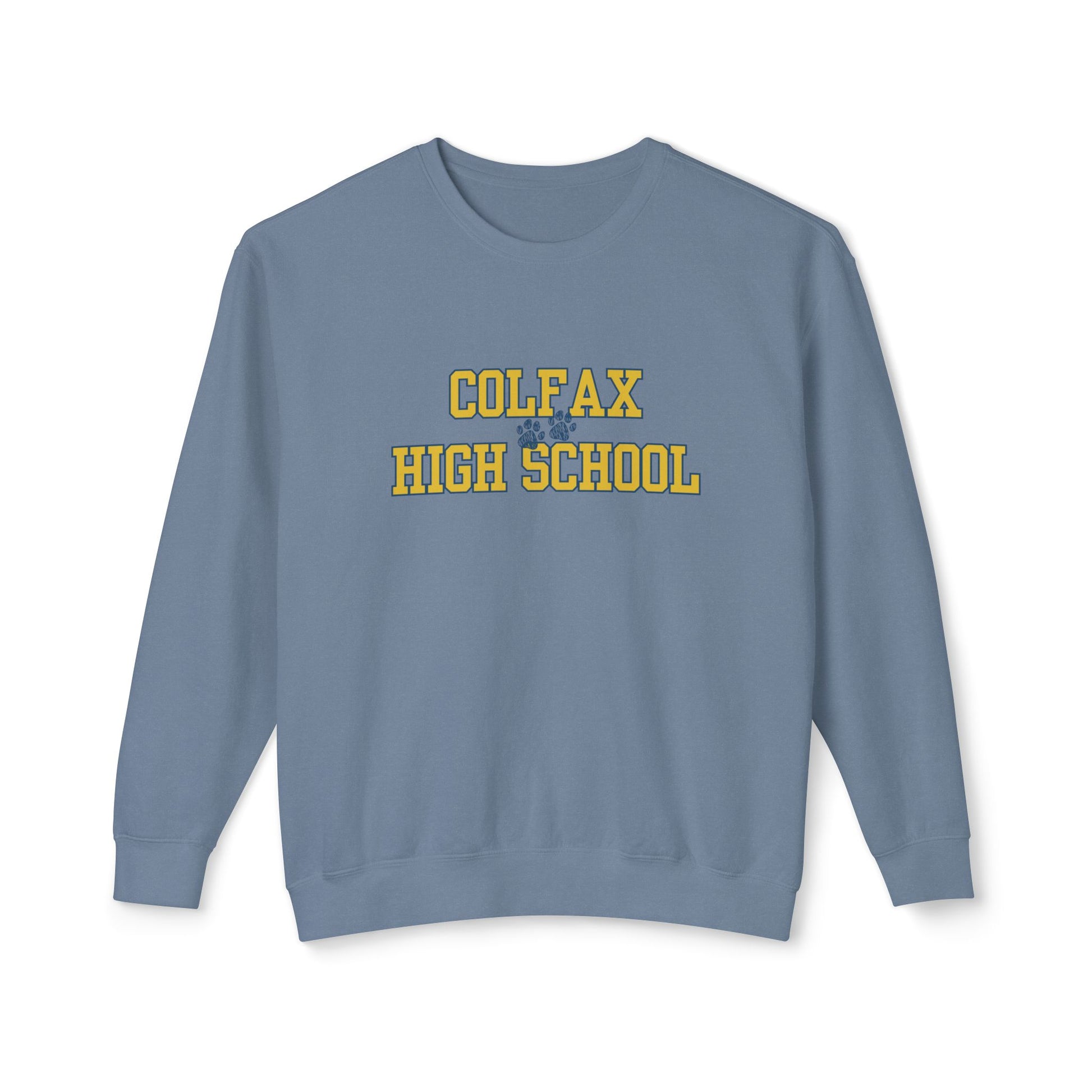 Colfax High School LIGHTWEIGHT Crewneck Limited Edition-Dyed Sweatshirt