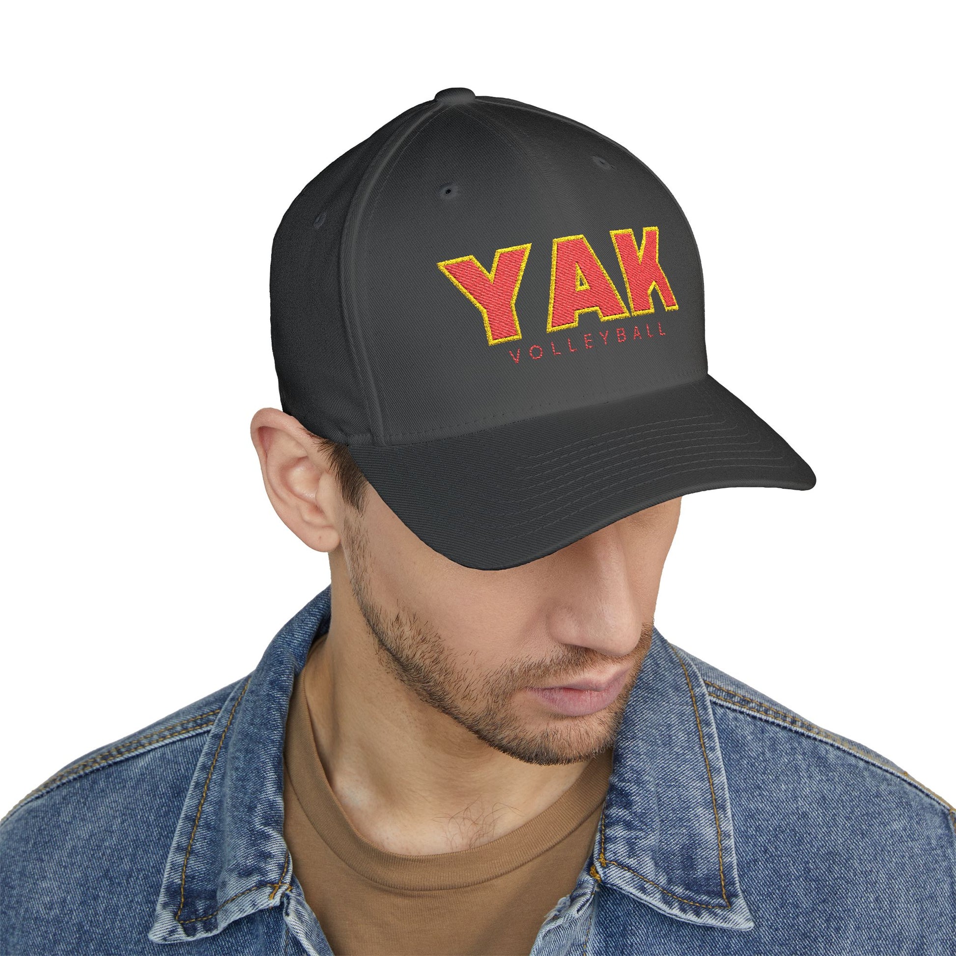YAK Volleyball Embroidered Cap
