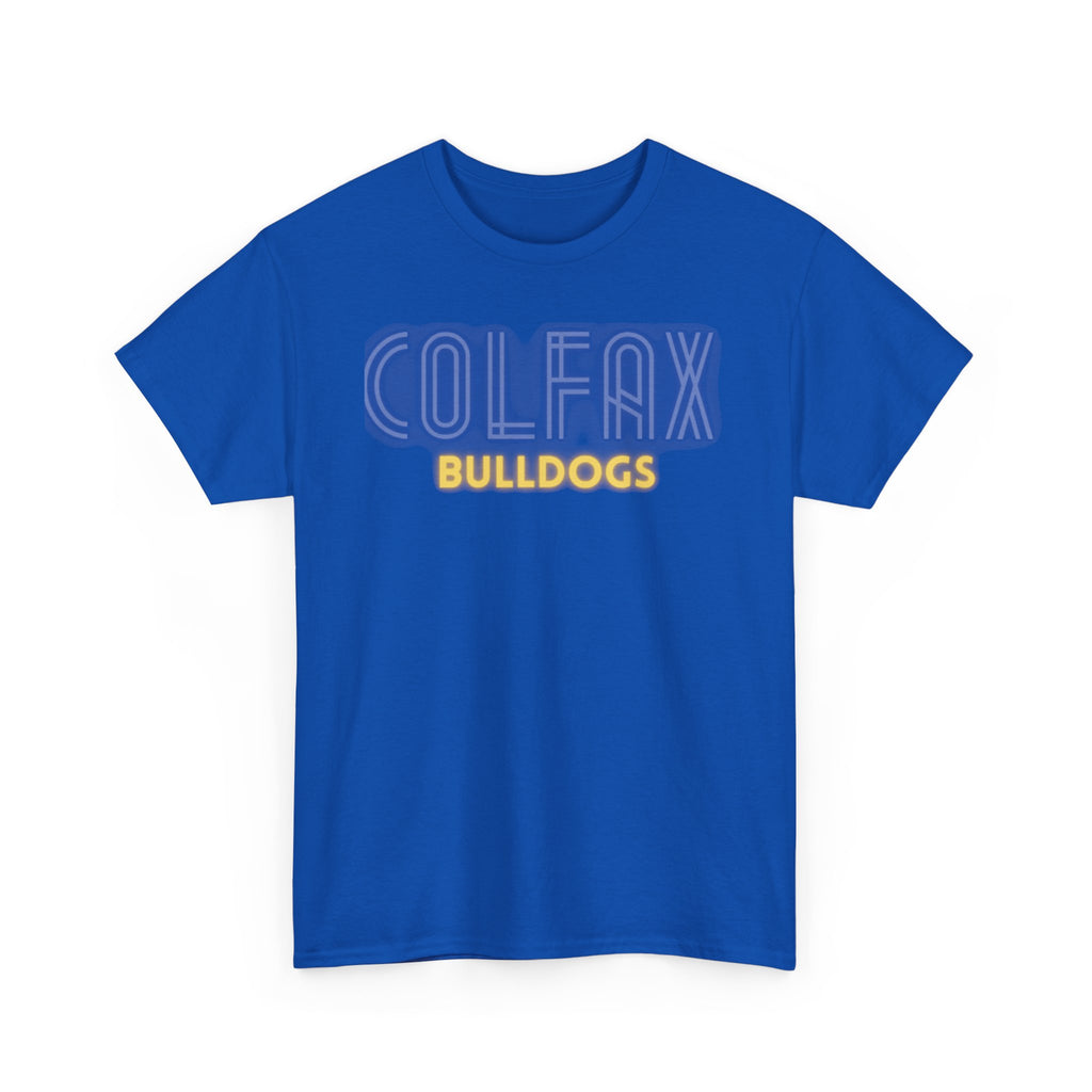 Colfax Bulldogs Neon Unisex Heavy Cotton Tee