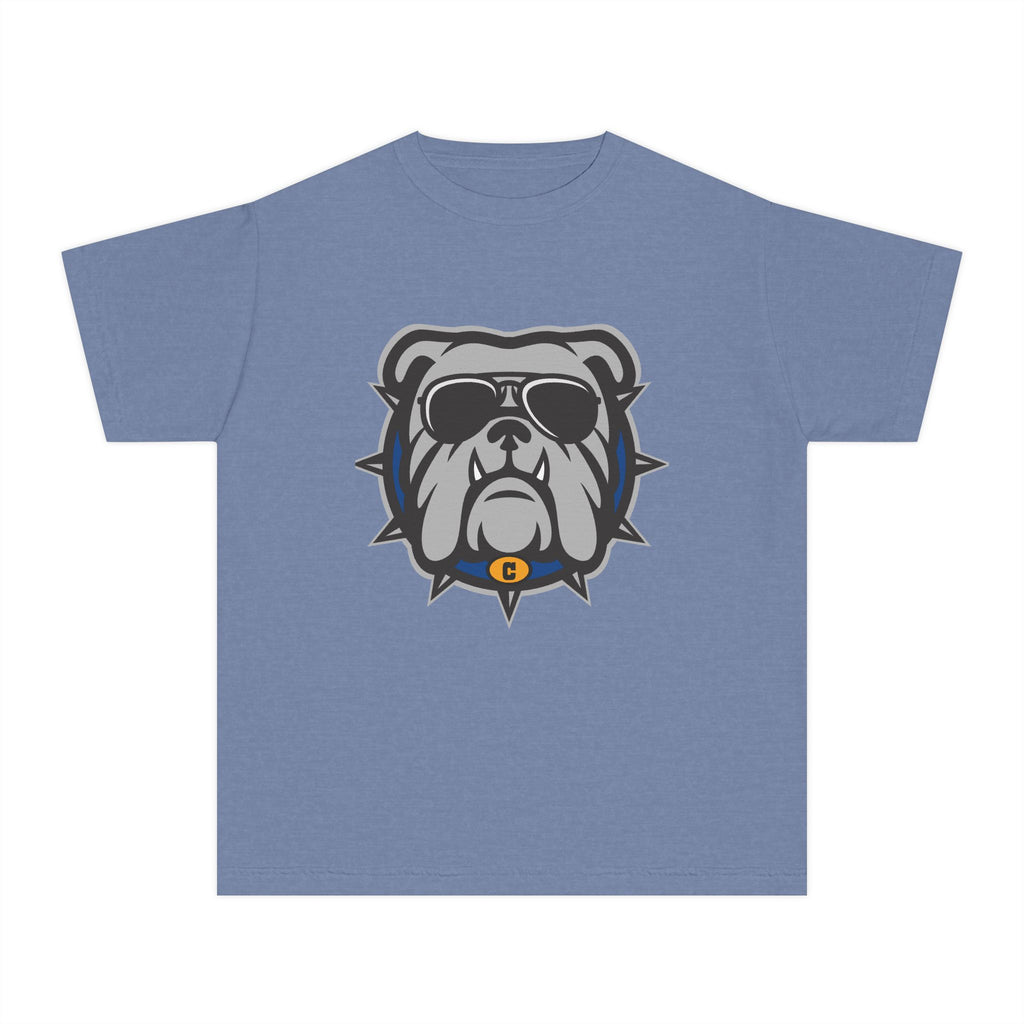Cool Bulldog Graphic Youth Tee