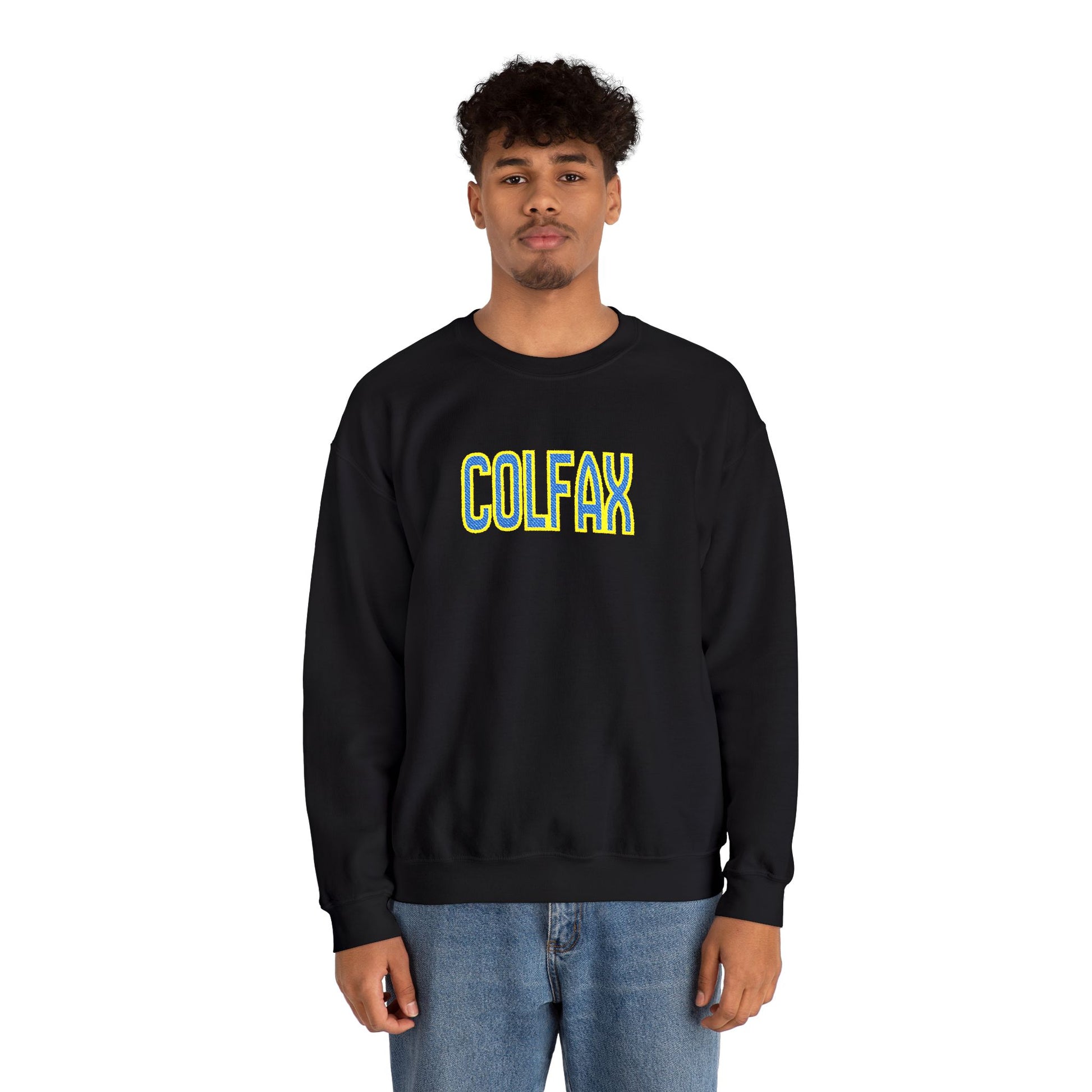 Colfax Retro Varsity Crewneck Sweatshirt