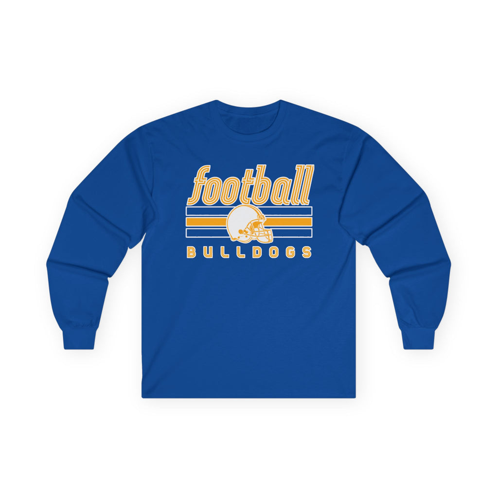 Bulldogs Football Long Sleeve Tee