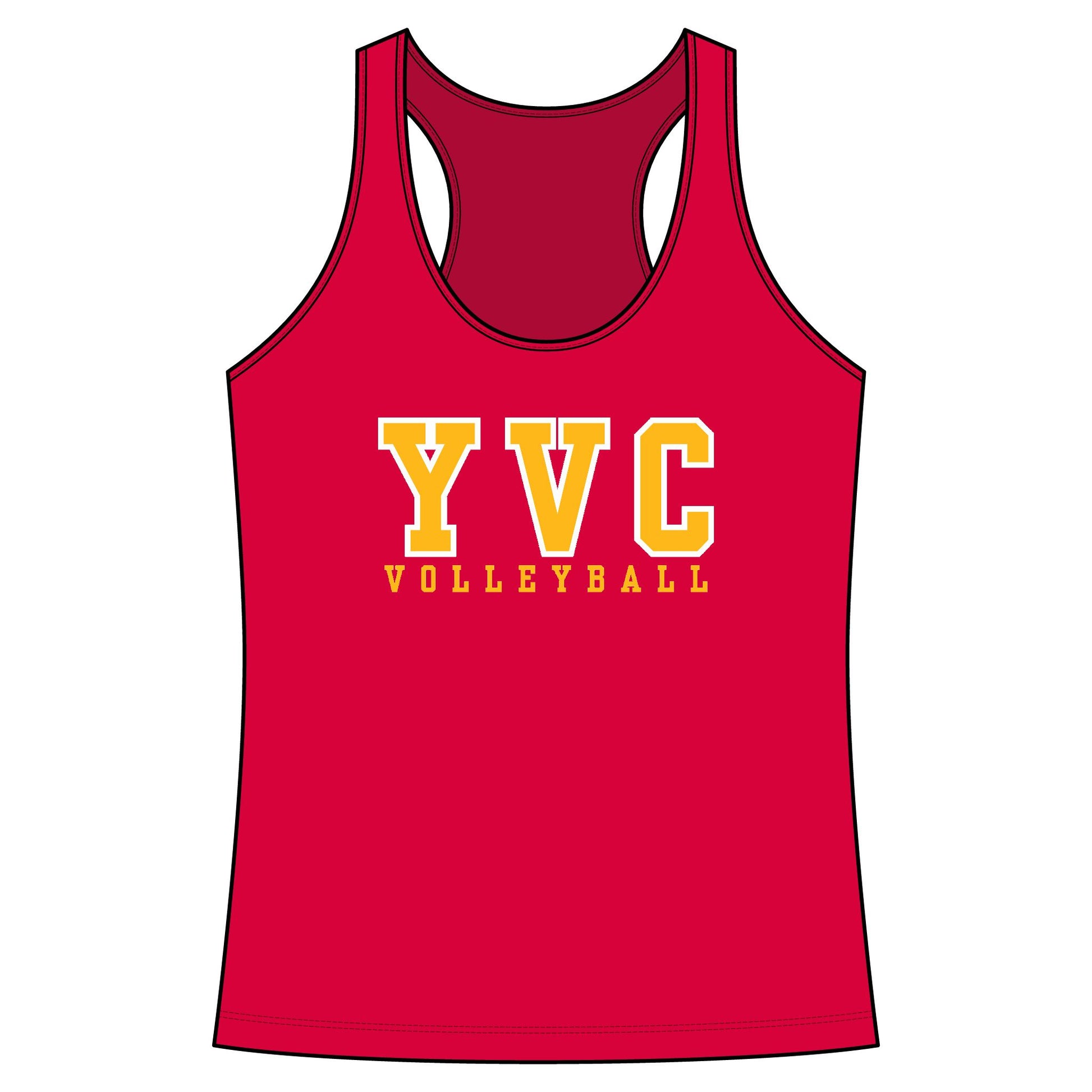 YVC Volleyball Women's Racerback Tank Top