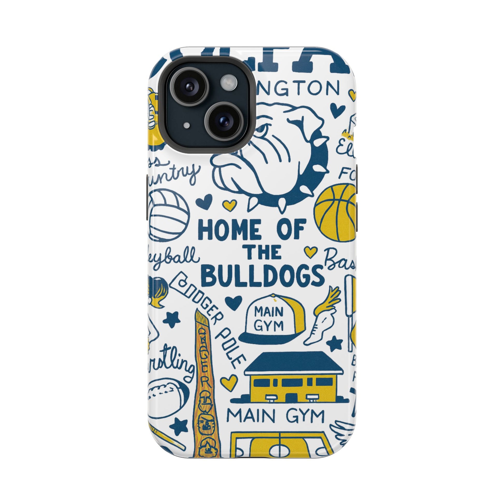 Colfax Bulldogs Magnetic Phone Case