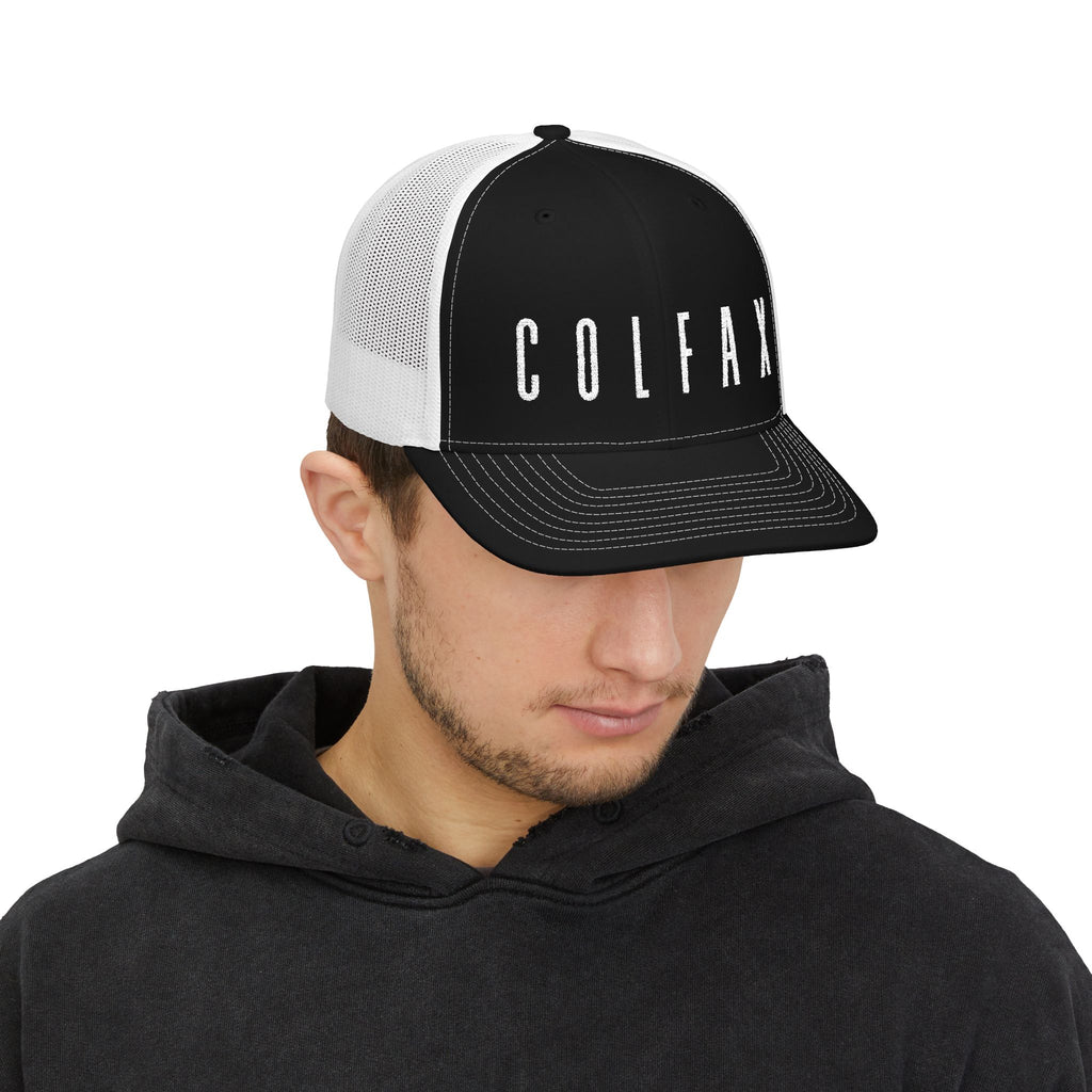 Colfax Embroidered Snapback Trucker Hat