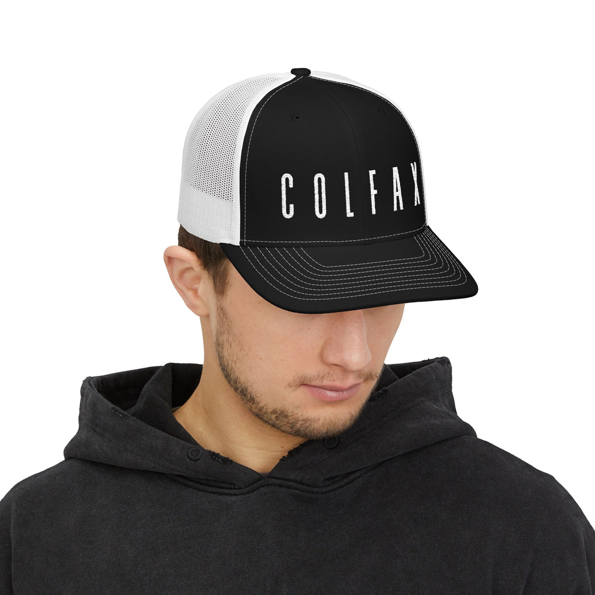 Colfax Embroidered Snapback Trucker Hat