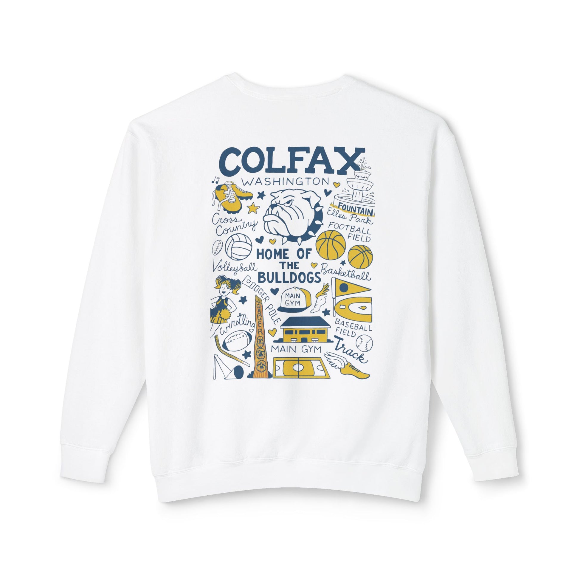 Colfax High School LIGHTWEIGHT Crewneck Limited Edition-Dyed Sweatshirt