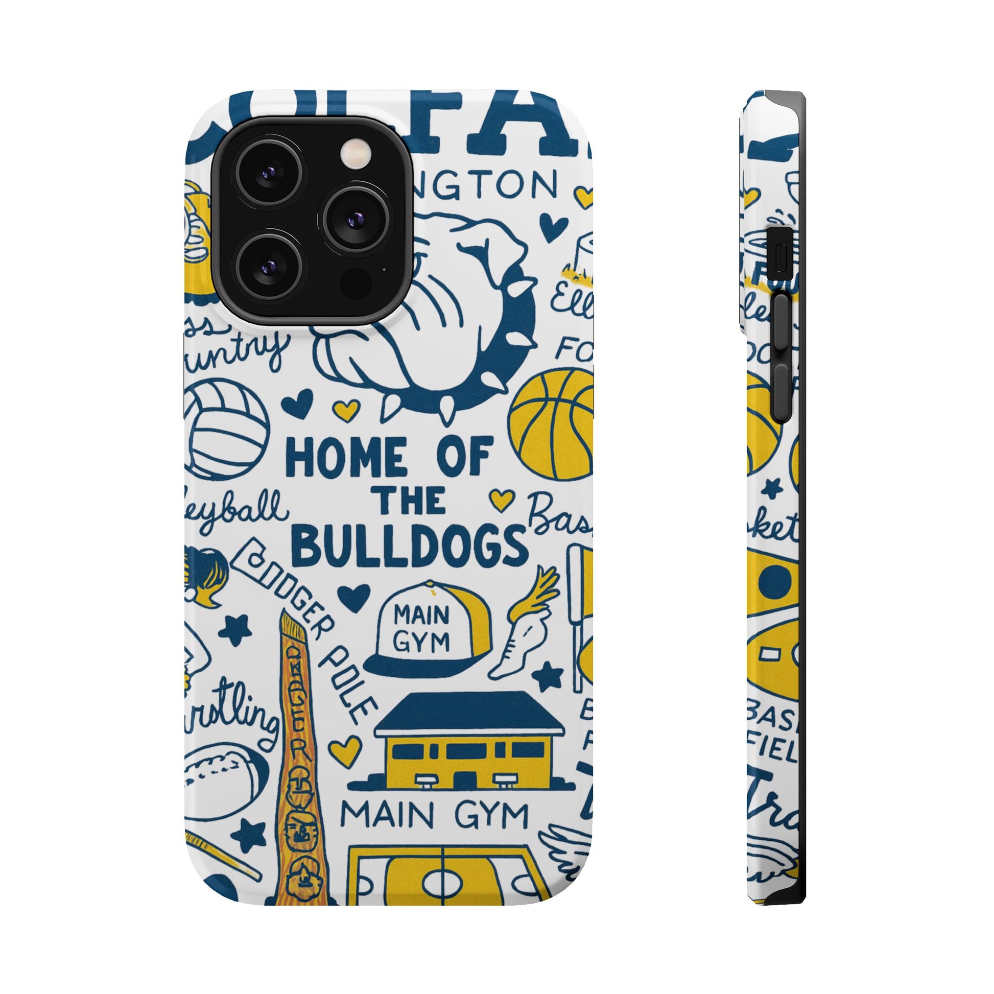Colfax Bulldogs Magnetic Phone Case