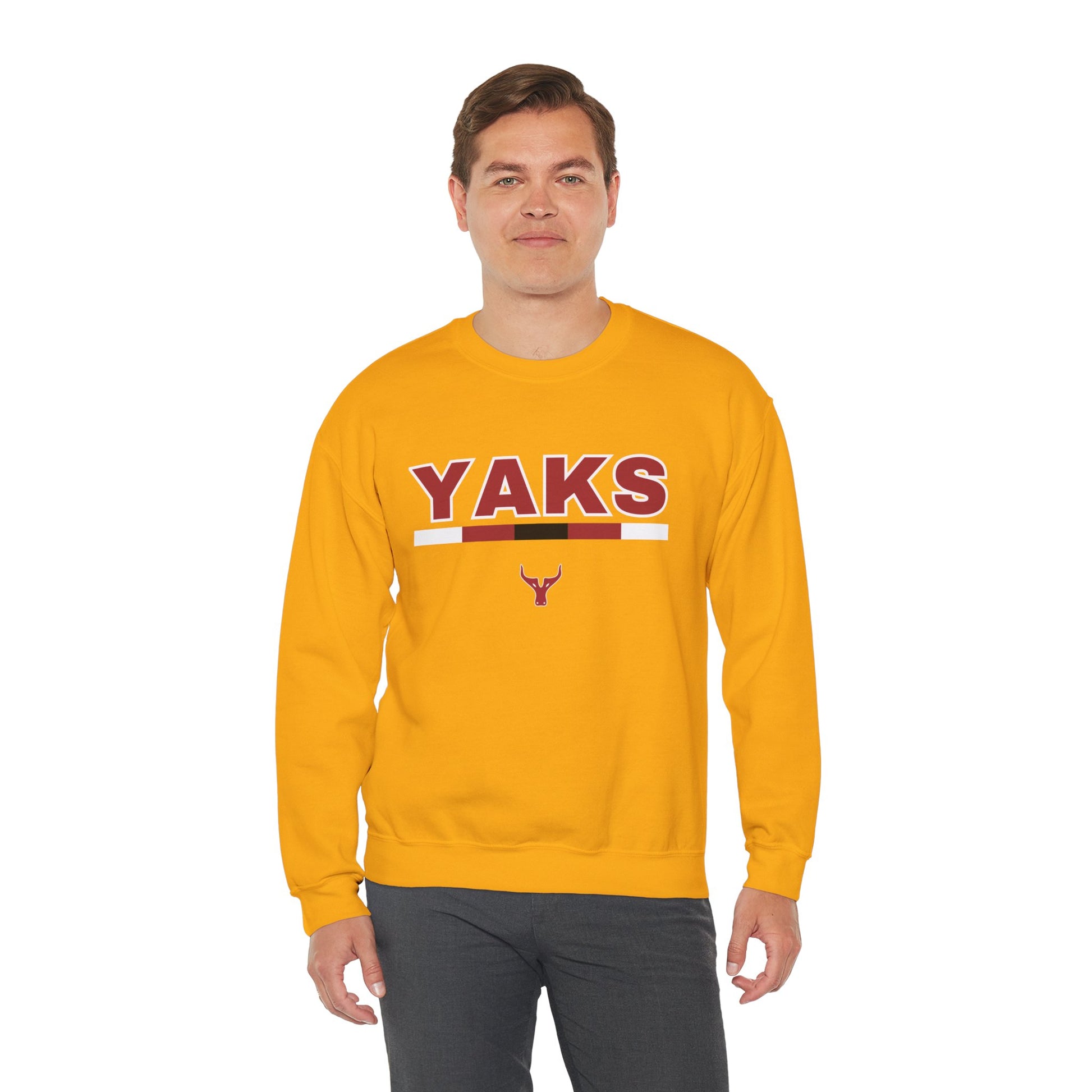 YAKS Retro Stripe Crewneck Sweatshirt