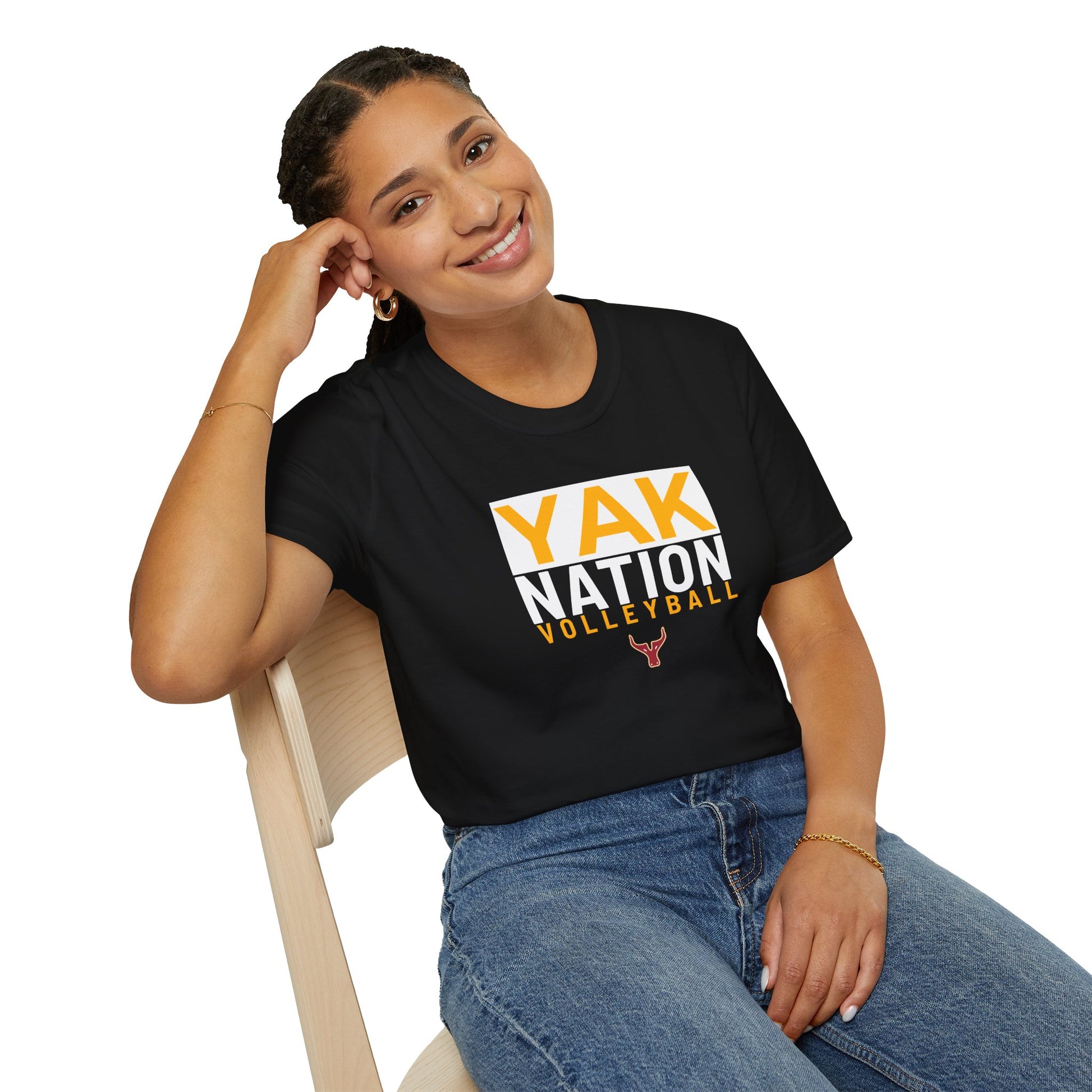 Yak Nation Volleyball T-Shirt
