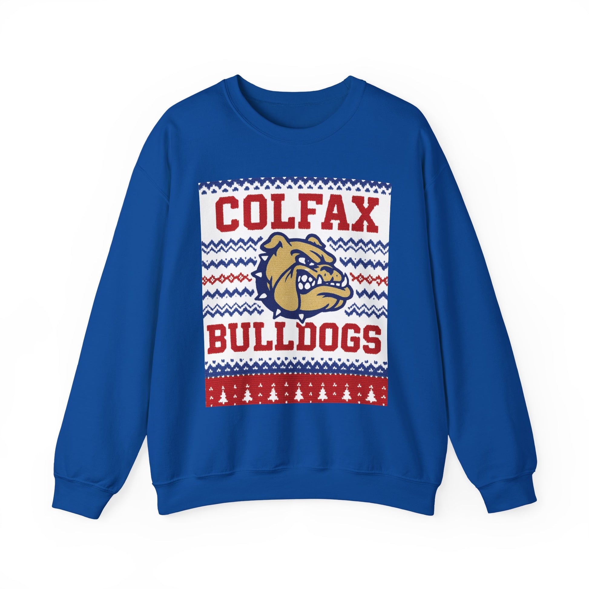 Colfax Bulldogs Holiday Crewneck Sweatshirt