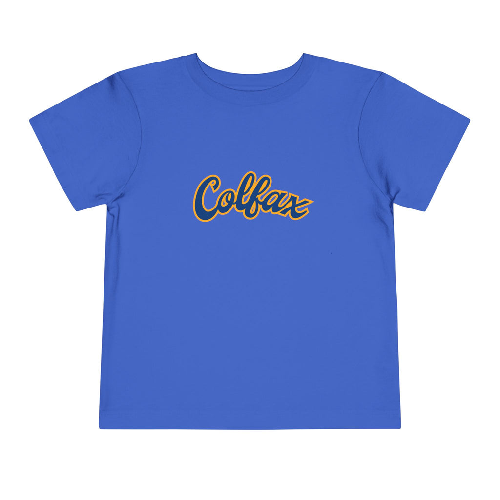 Colfax Toddler Tee — Retro Script Kids Shirt