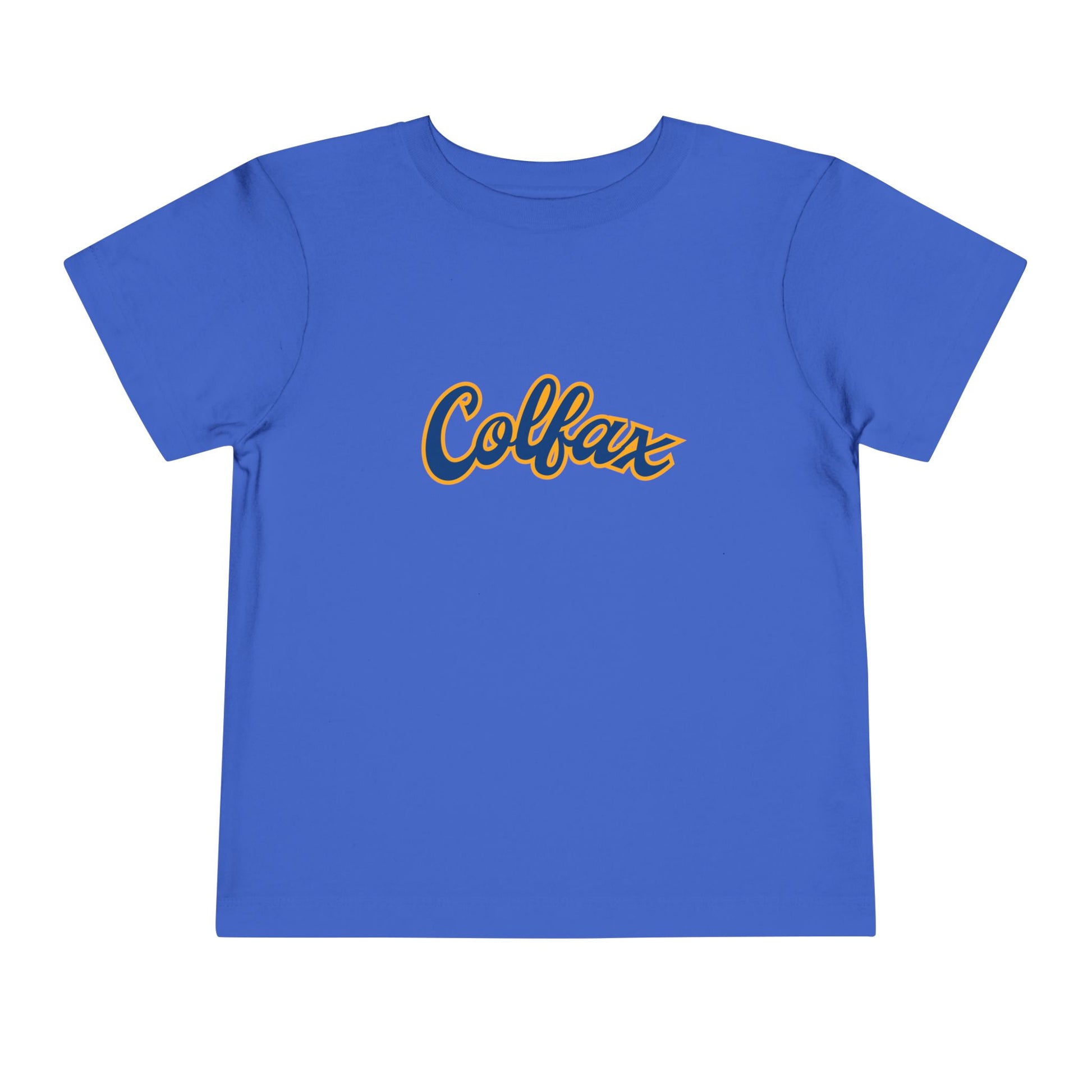 Colfax Toddler Tee — Retro Script Kids Shirt