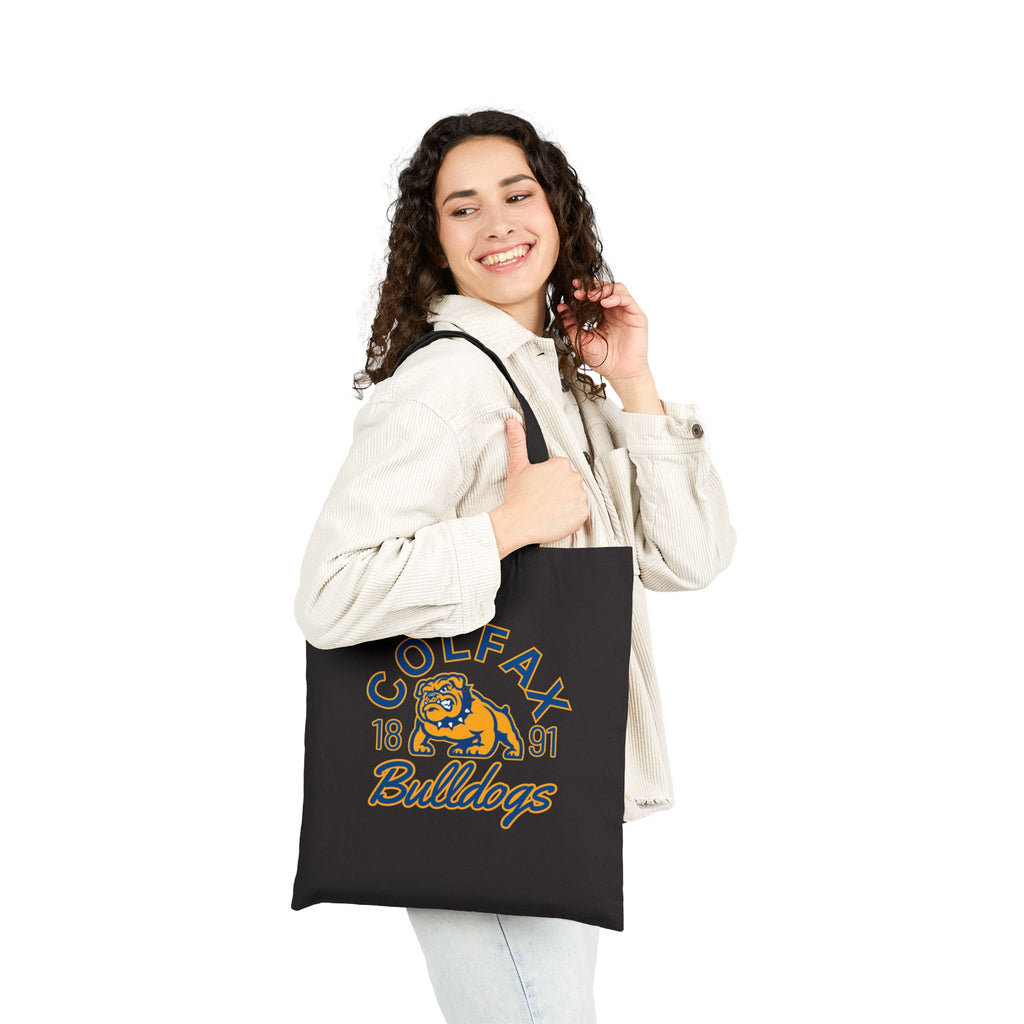 Colfax Bulldogs Cotton Canvas Tote Bag