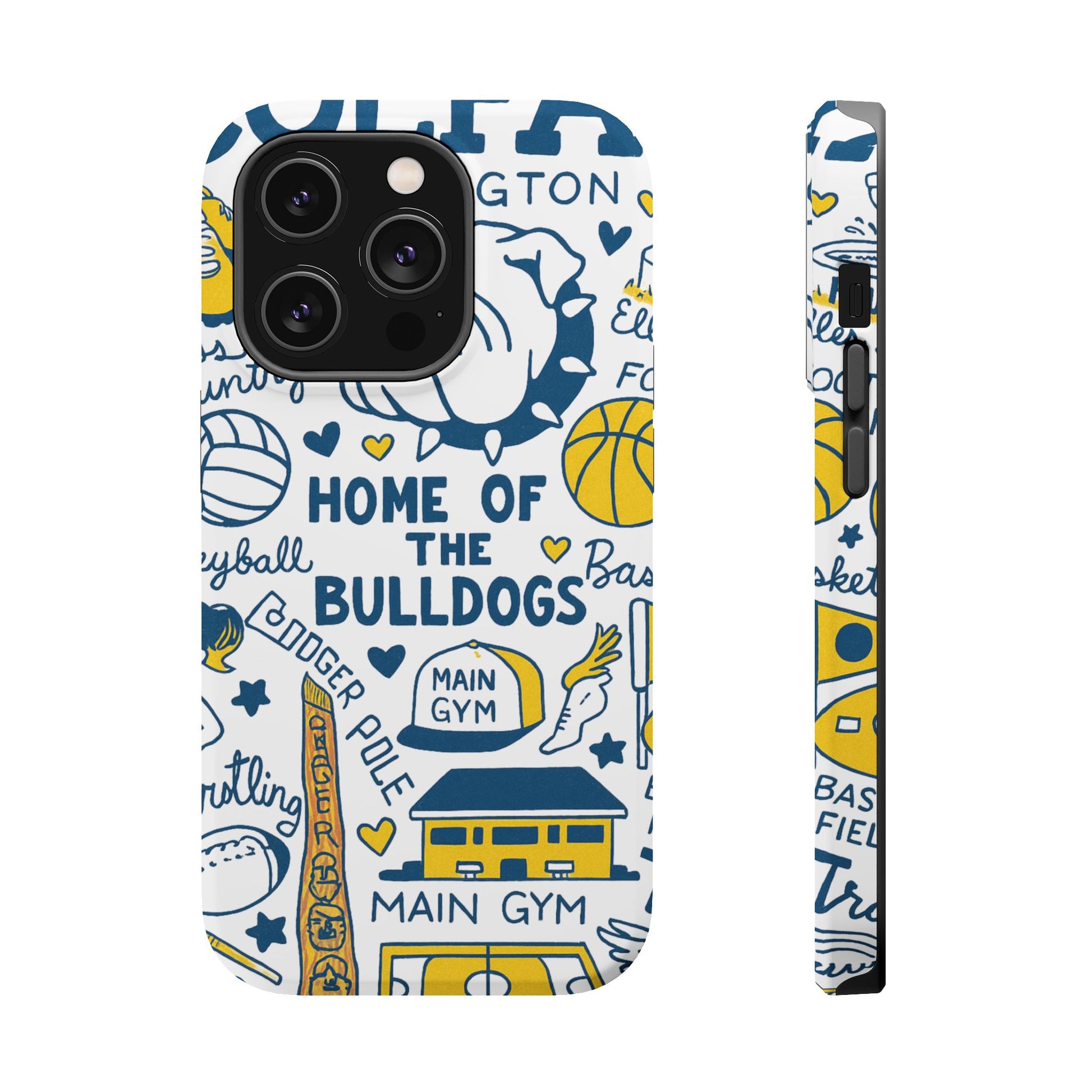 Colfax Bulldogs Magnetic Phone Case