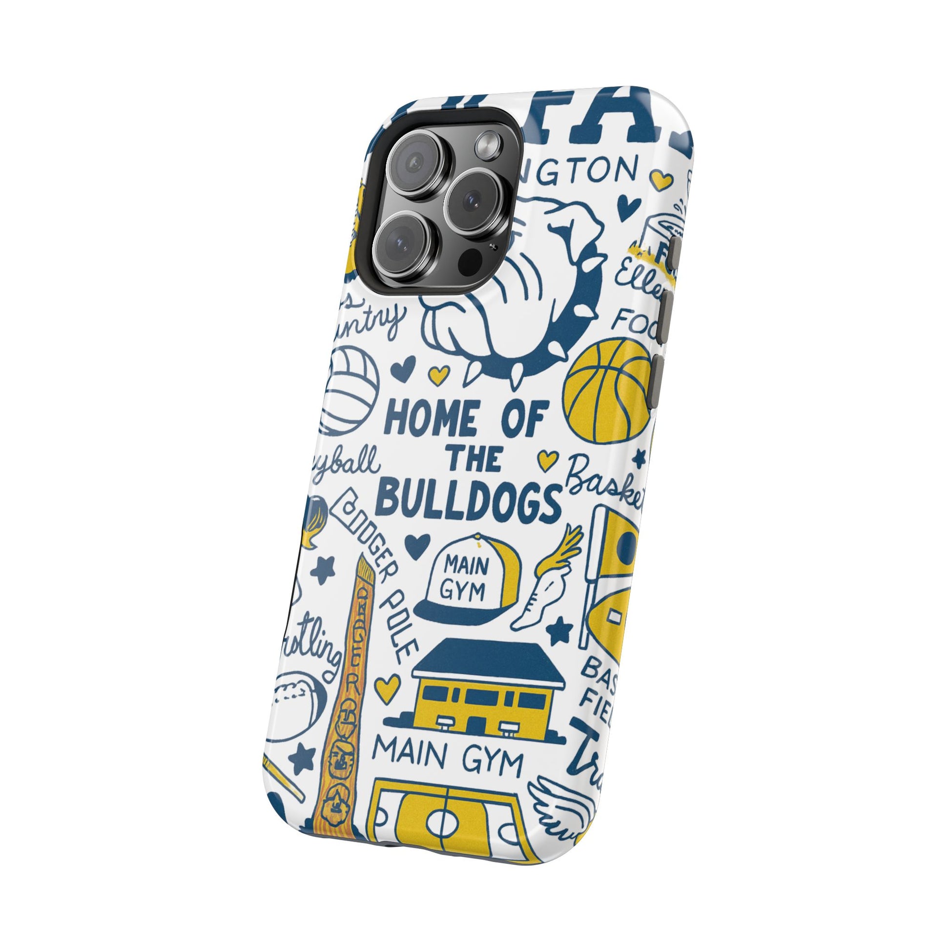 Colfax Bulldogs Magnetic Phone Case