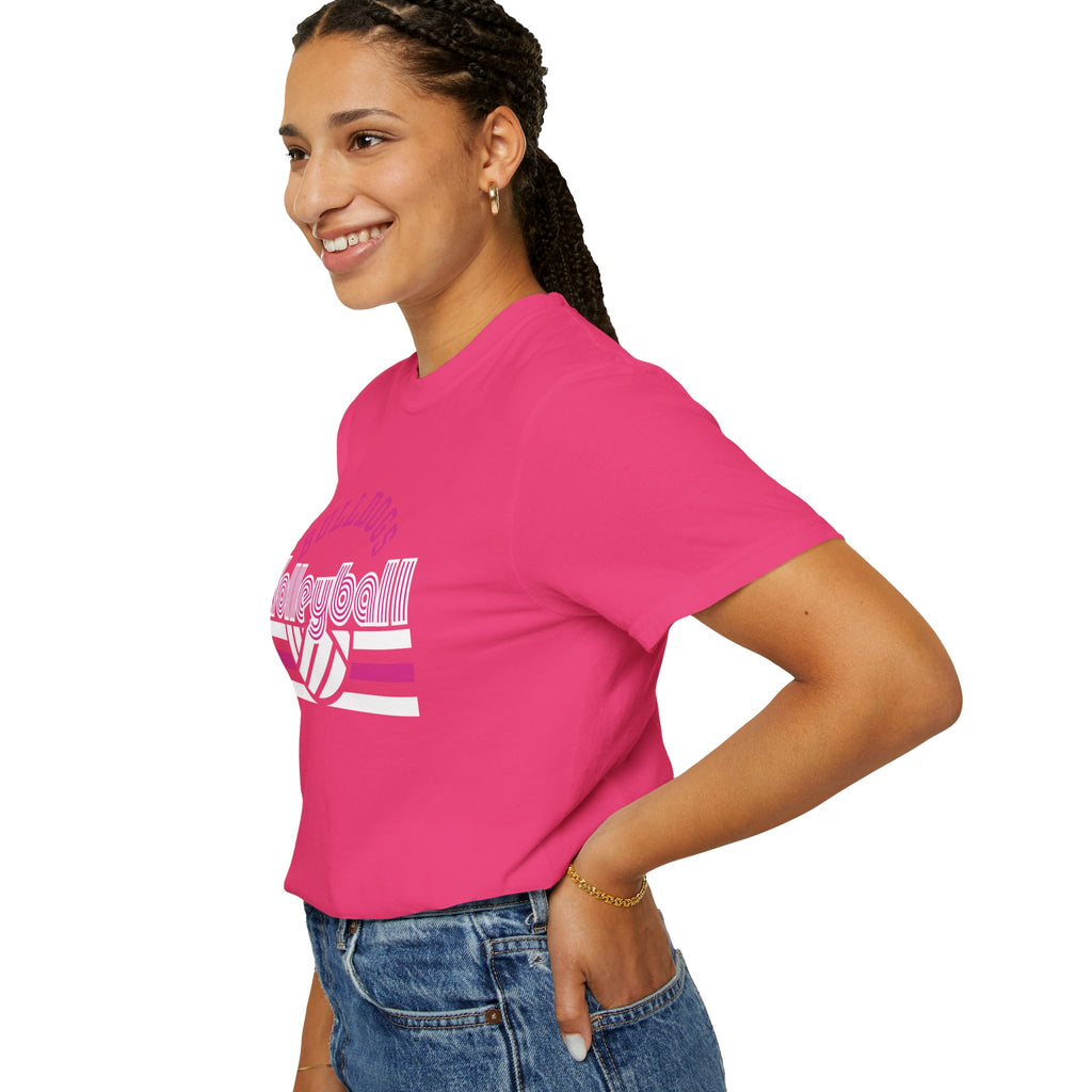 Retro Bulldogs Volleyball Tee