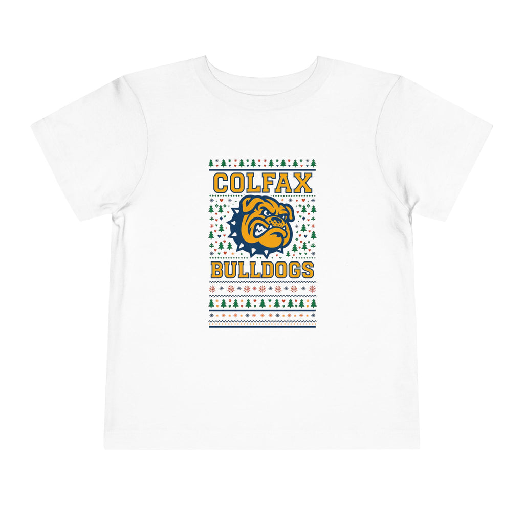 Colfax Bulldogs Ugly Sweater Toddler Tee