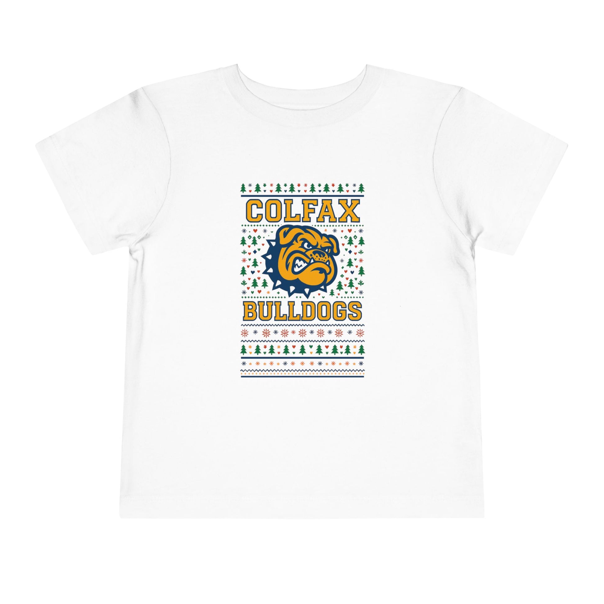Colfax Bulldogs Ugly Sweater Toddler Tee