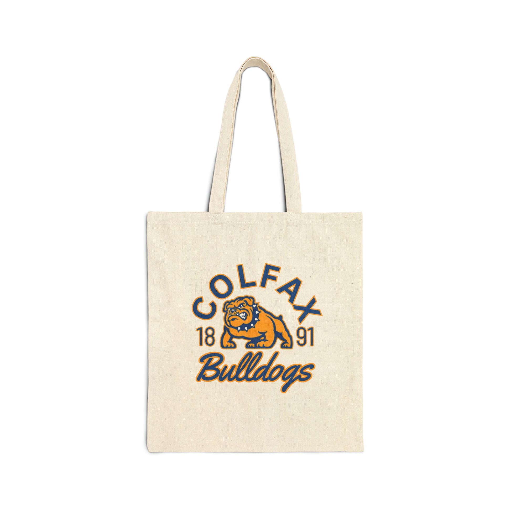 Colfax Bulldogs Cotton Canvas Tote Bag