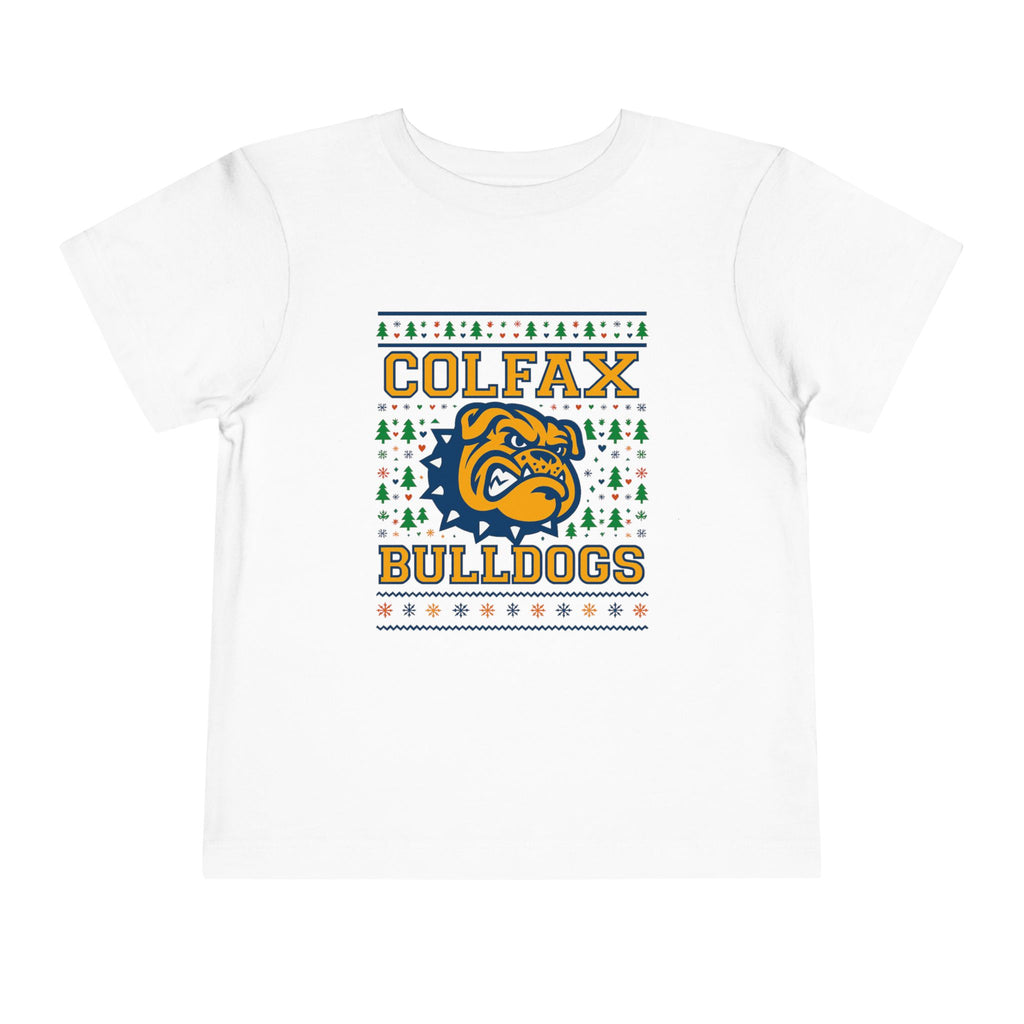 Colfax Bulldogs Ugly Sweater Toddler Tee