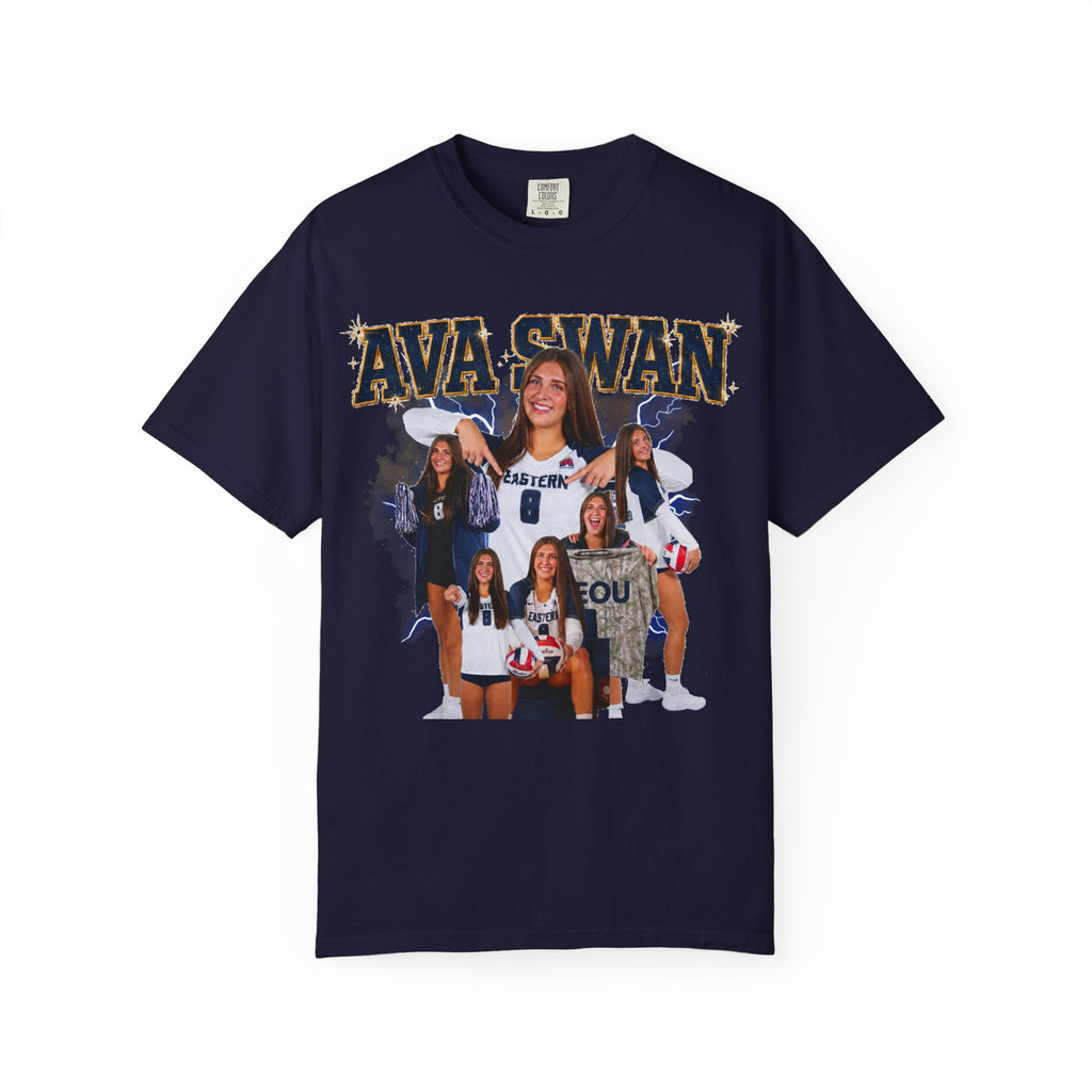 Ava Swan Collage T‑Shirt — Personalized Tee (Swan 8)
