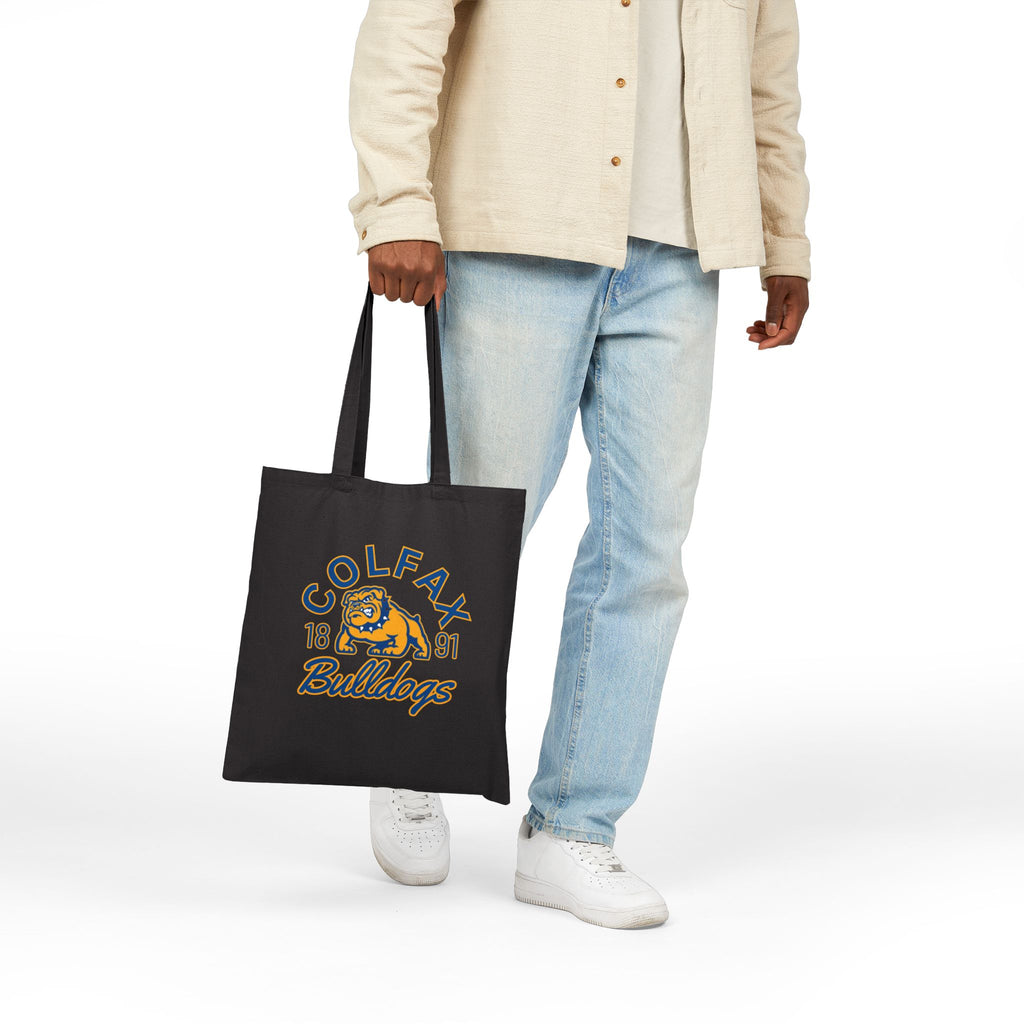 Colfax Bulldogs Cotton Canvas Tote Bag