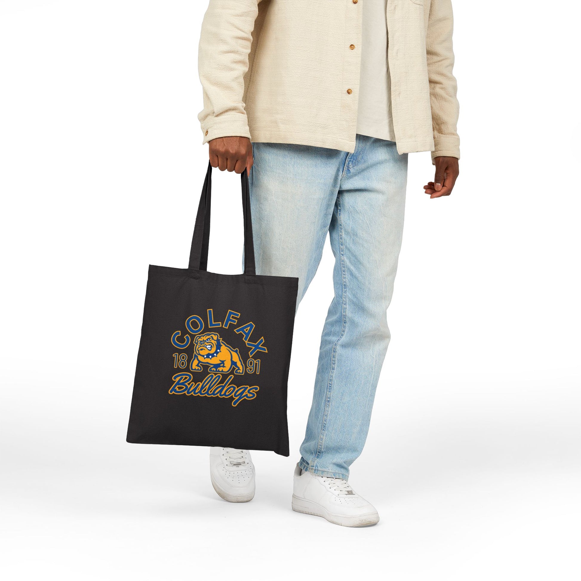 Colfax Bulldogs Cotton Canvas Tote Bag