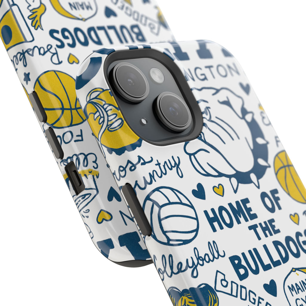 Colfax Bulldogs Magnetic Phone Case