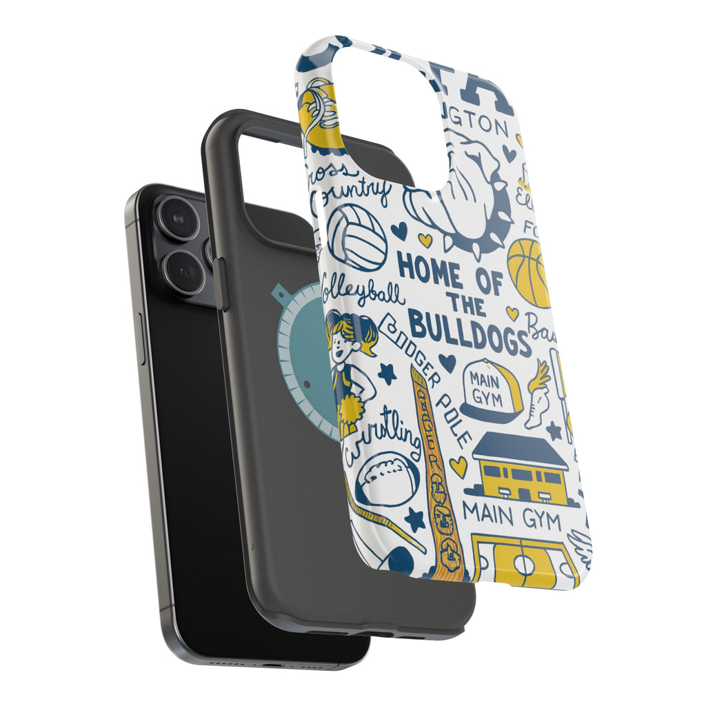 Colfax Bulldogs Magnetic Phone Case