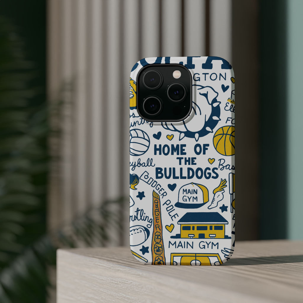 Colfax Bulldogs Magnetic Phone Case