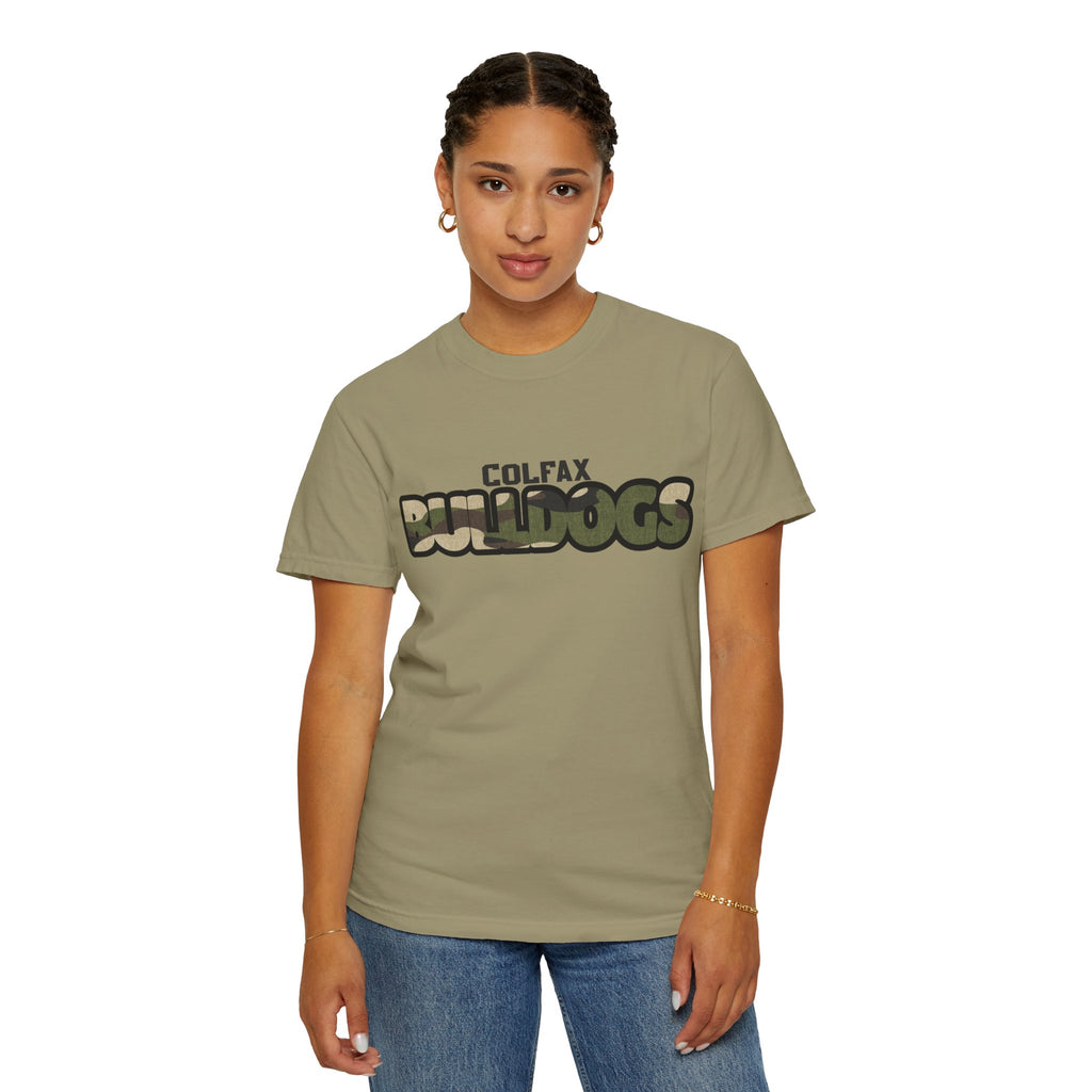 Camo T-shirt - Colfax Bulldogs Design