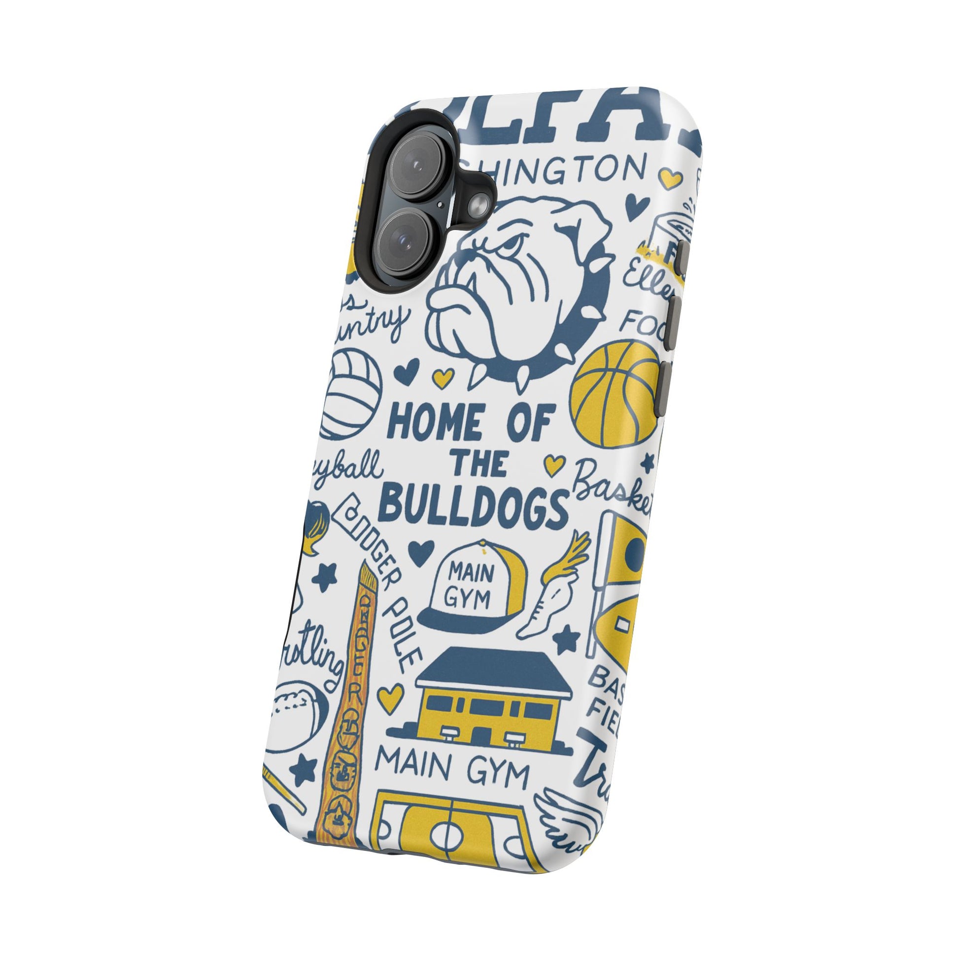 Colfax Bulldogs Magnetic Phone Case