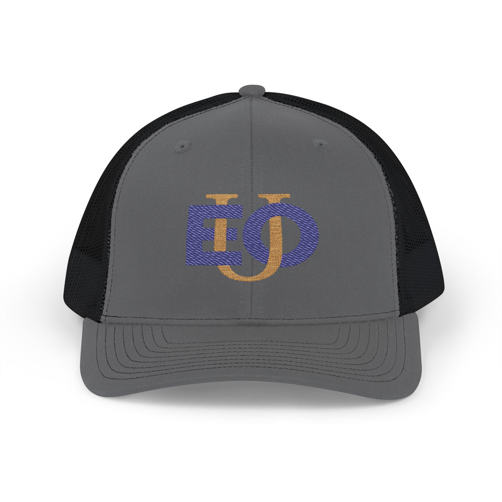 Trucker Cap Richardson 112 EOU Logo Navy and Gold