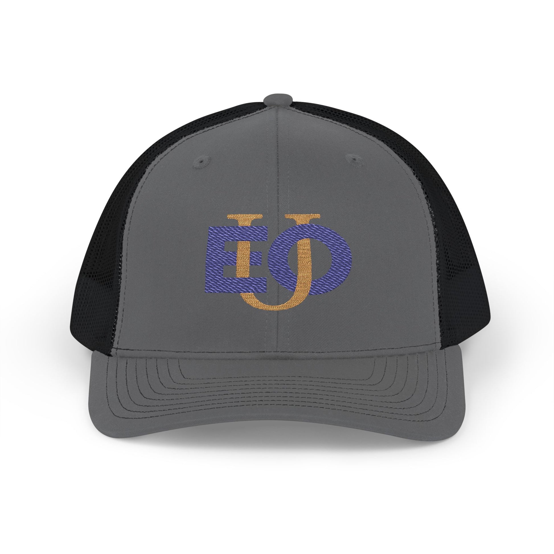 Trucker Cap Richardson 112 EOU Logo Navy and Gold