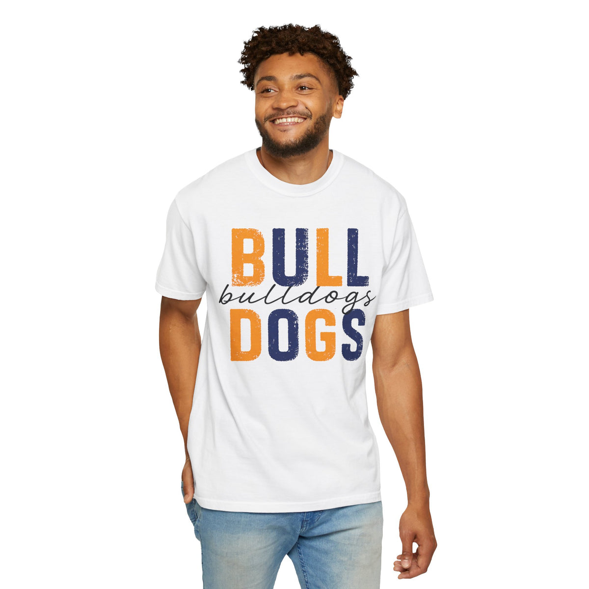 Bulldogs Retro Script T-Shirt