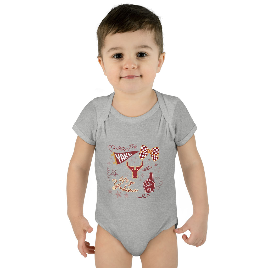 Baby Onesie “Yaks” Game Day