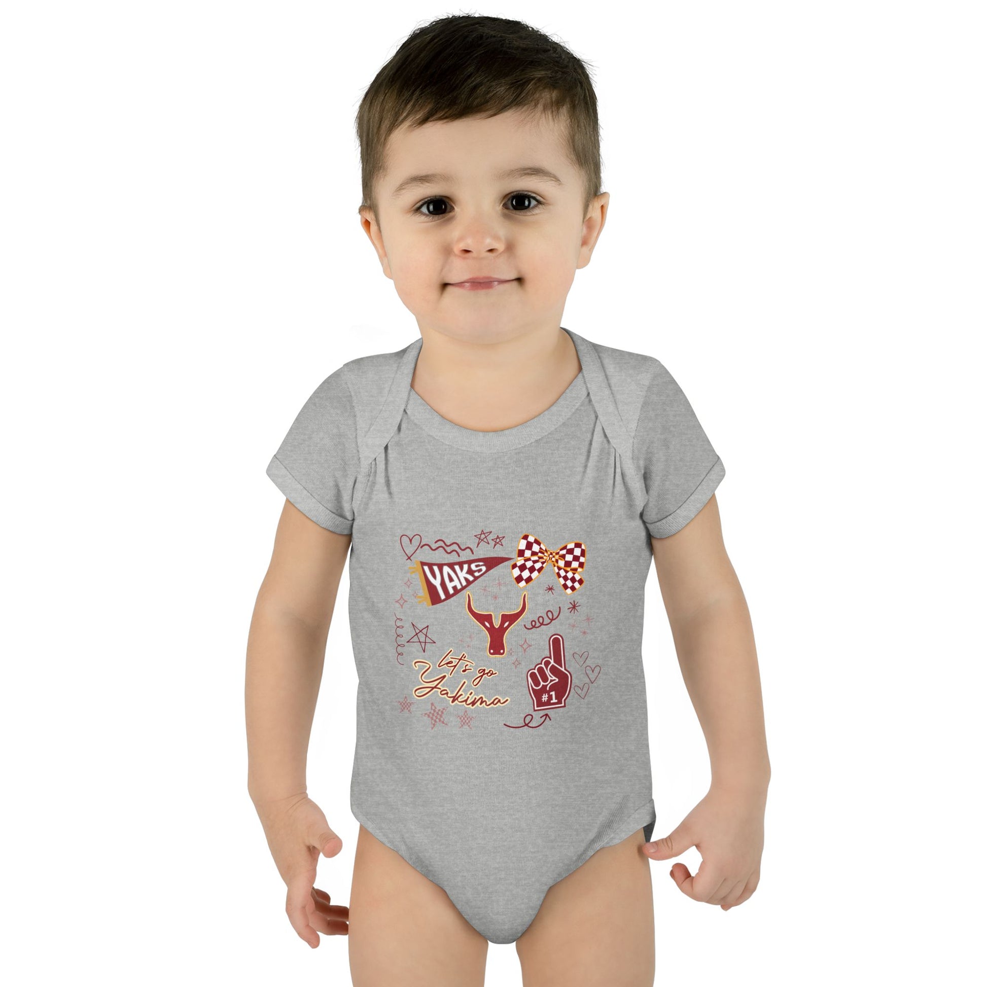 Baby Onesie “Yaks” Game Day