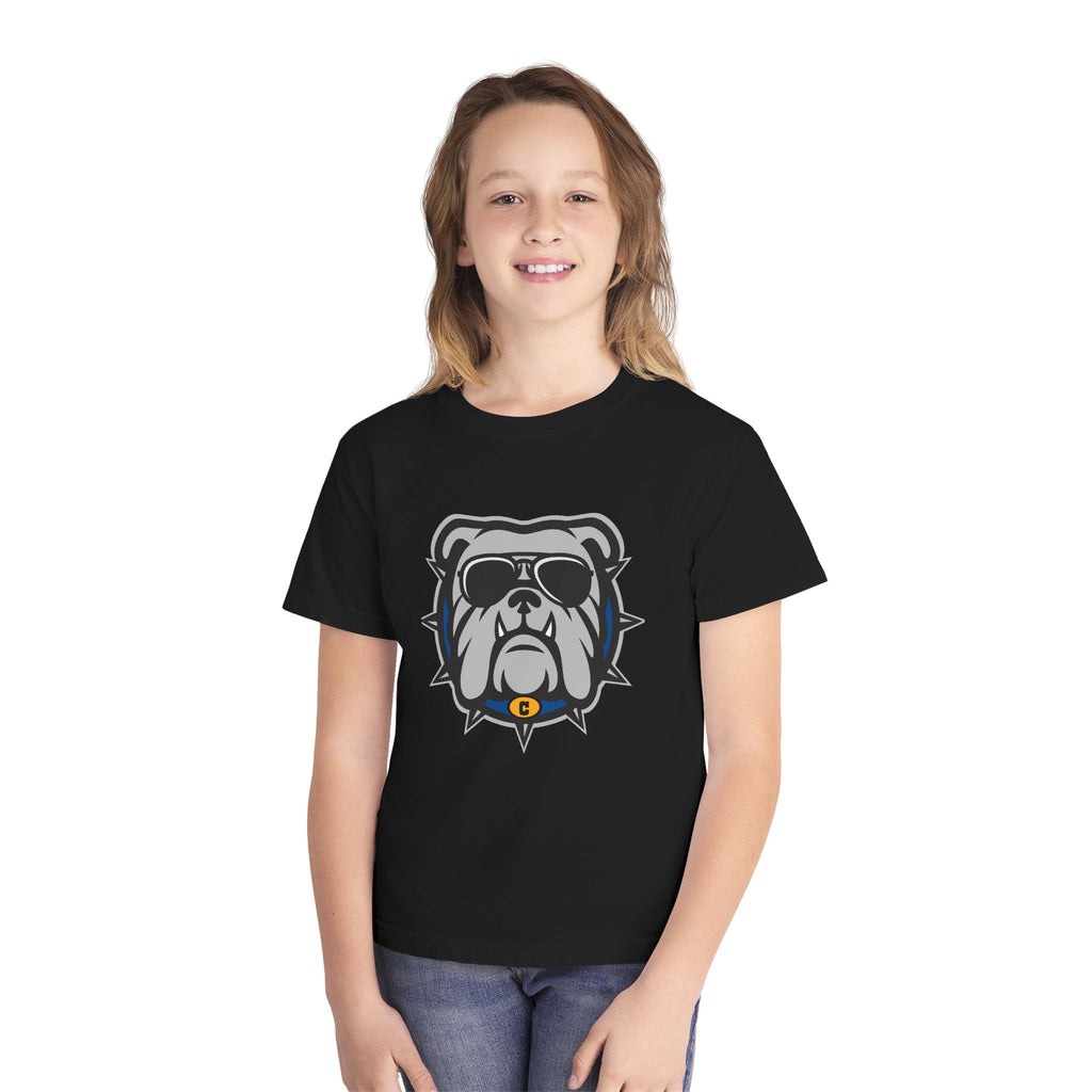 Cool Bulldog Graphic Youth Tee