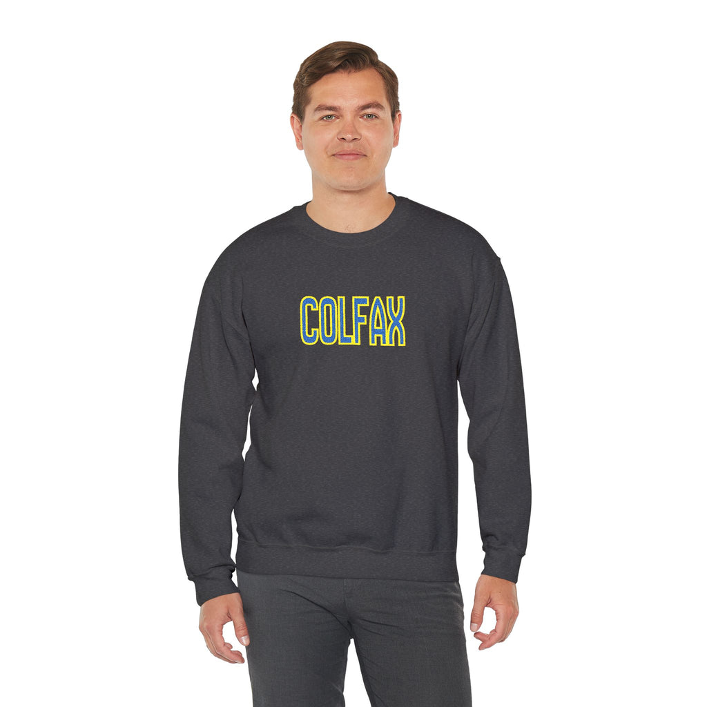 Colfax Retro Varsity Crewneck Sweatshirt