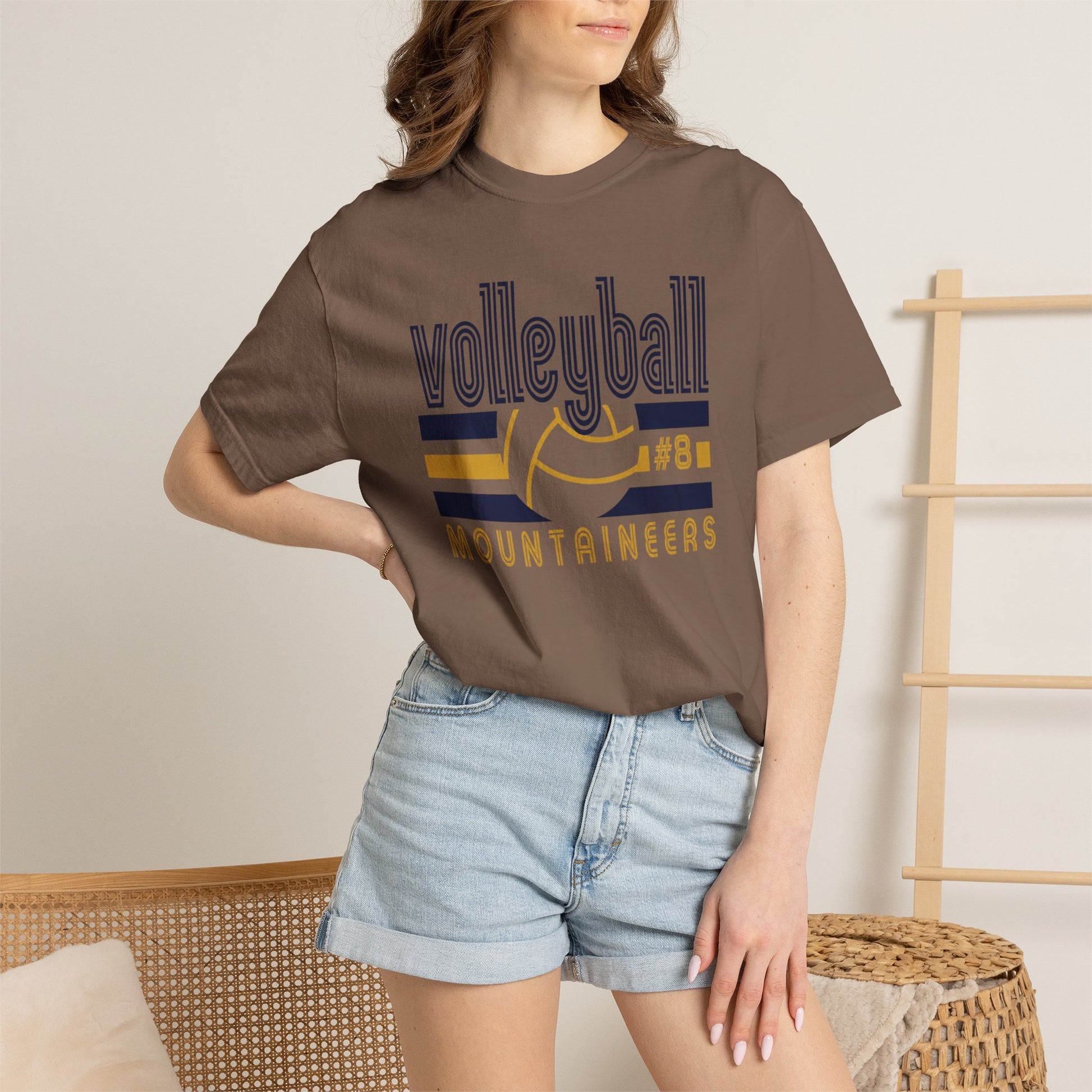 Mountaineers #8 Retro Sports T-Shirt