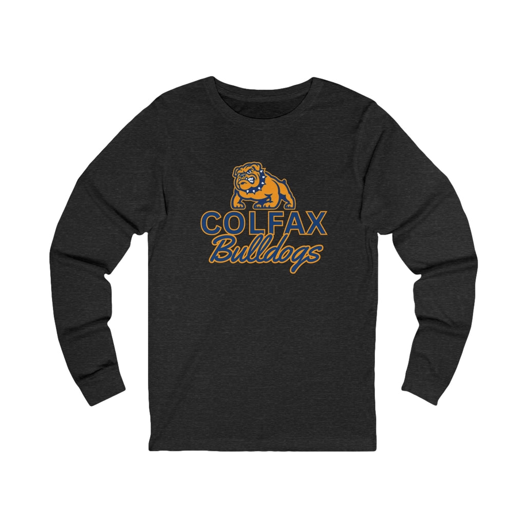 Colfax Bulldogs Long Sleeve Tee - Unisex Soft Jersey Shirt