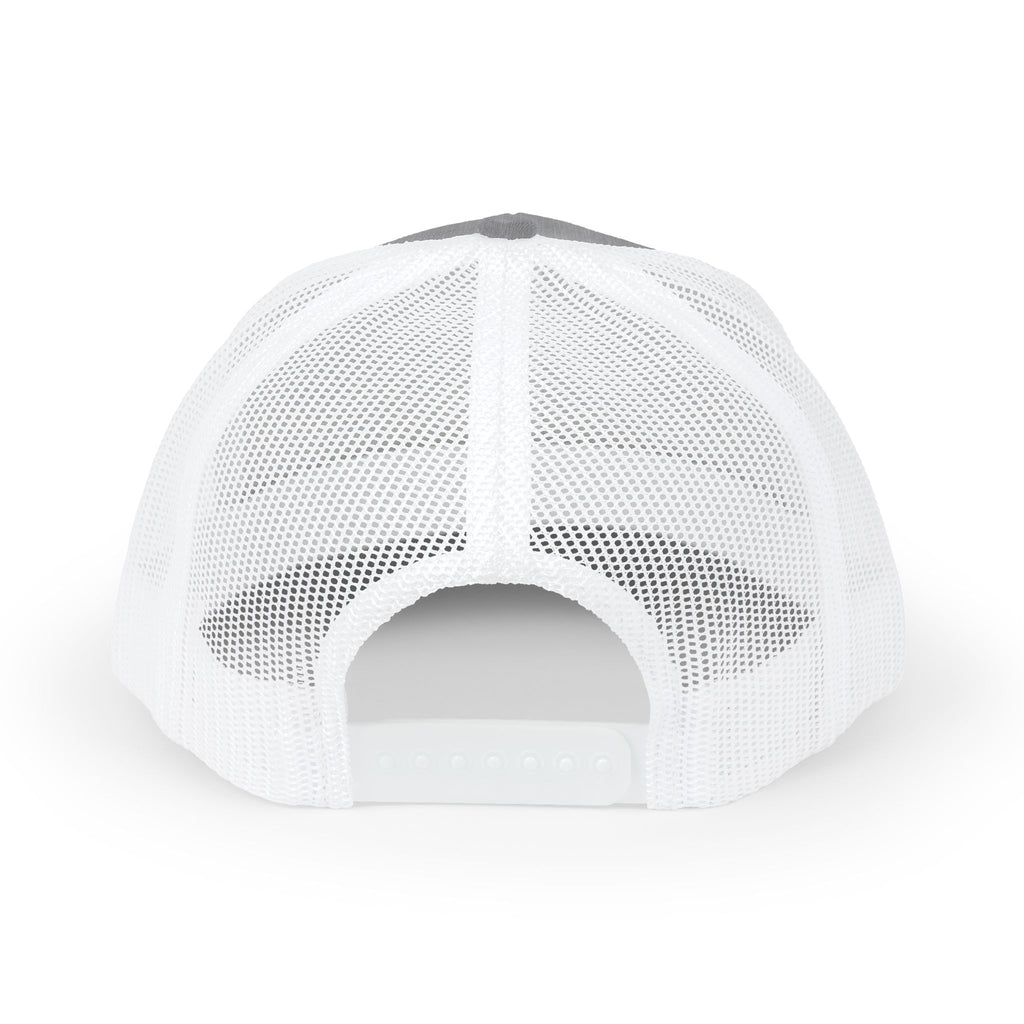 Colfax Embroidered Trucker Hat — Retro Campus Snapback